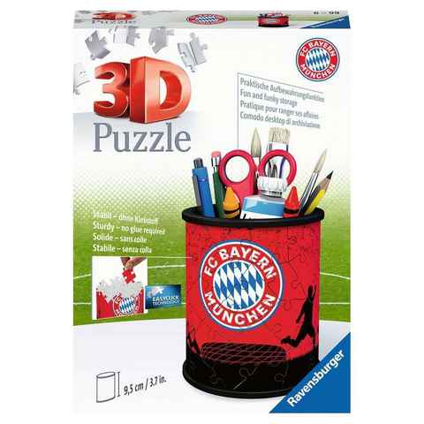 Ravensburger 3D-Puzzle Ravensburger Puzzle Utensilo FC Bayern München, Puzzleteile