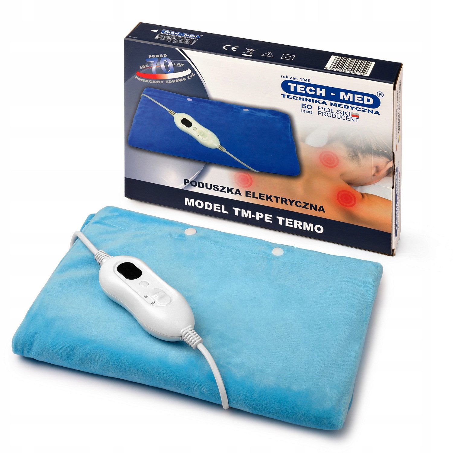 Tech-Med Heizkissen Elektrisches Wärmekissen TERMO 30 x 40 cm, 1-tlg., 4 Heizstufen 100 W