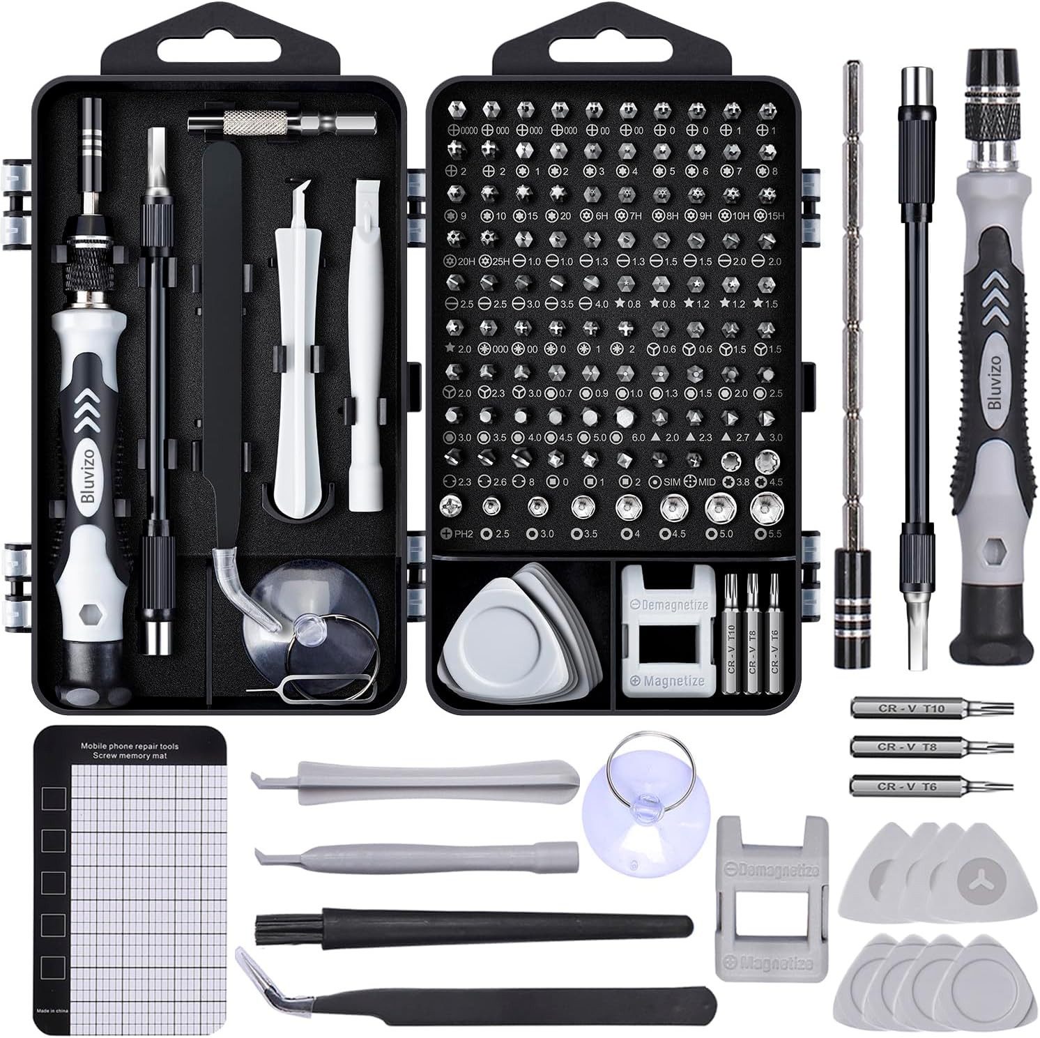 TUWENA Schraubendreher 122 tlg Schraubendreher Set, (122 St) von TUWENA