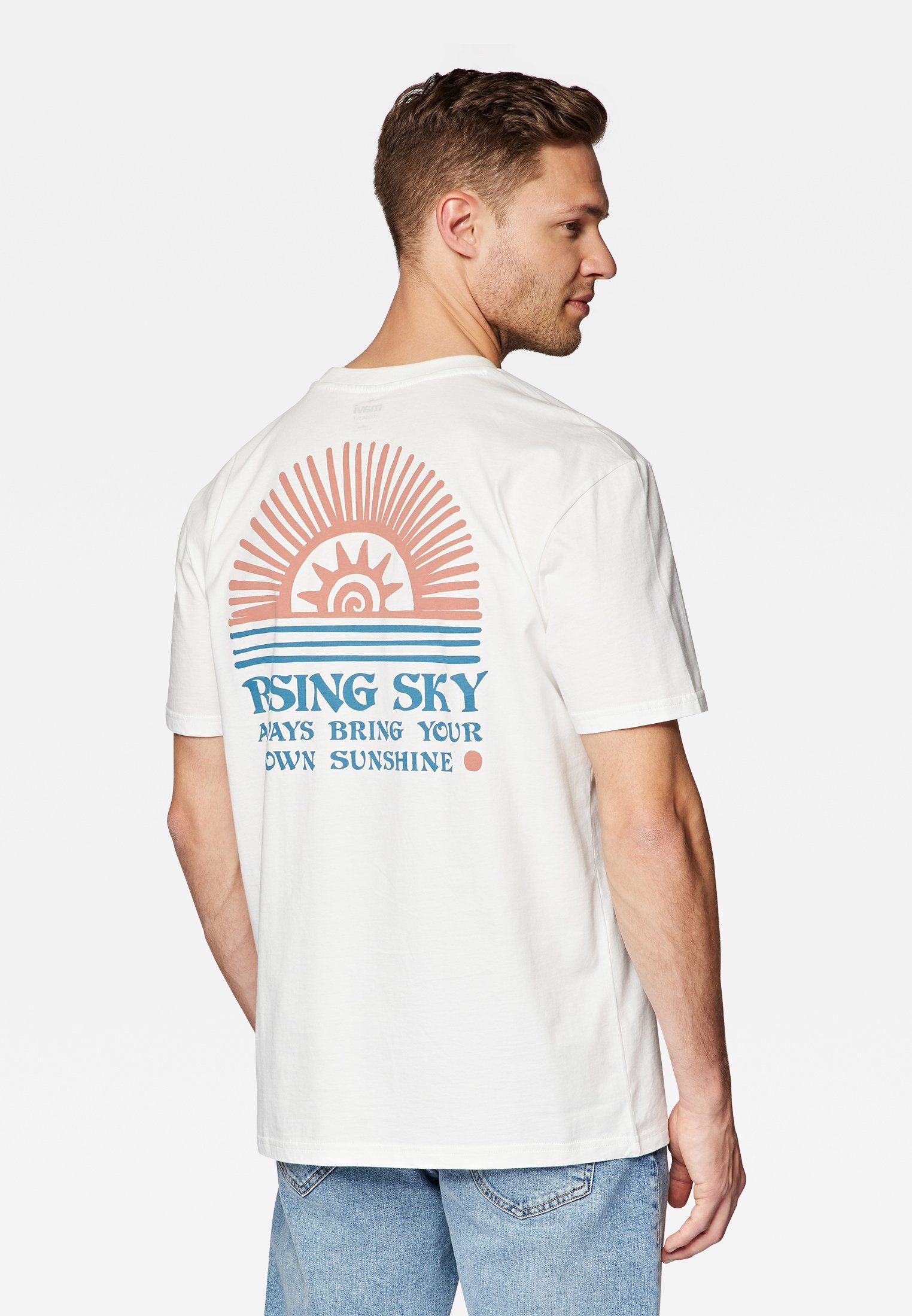 Herren Shirts Mavi T-Shirt RISING SKY PRINTED TEE Cotton T-Shirt