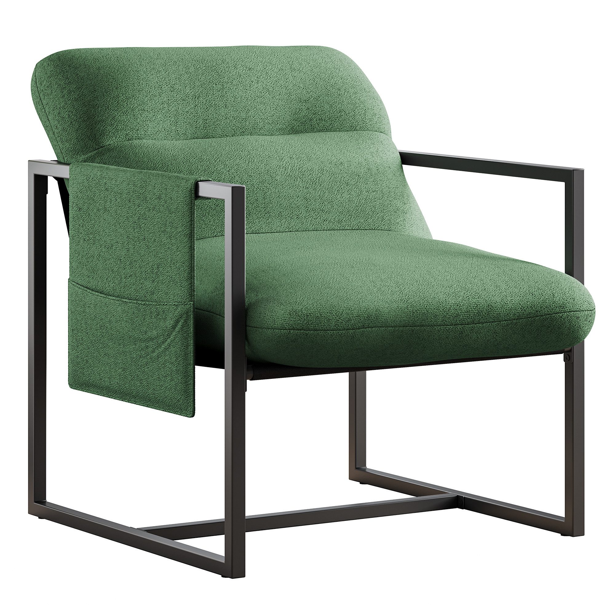 ToteBox Loungesessel Modern Loungesessel Eisen Lambswool für Wohnzimmer Sch günstig online kaufen