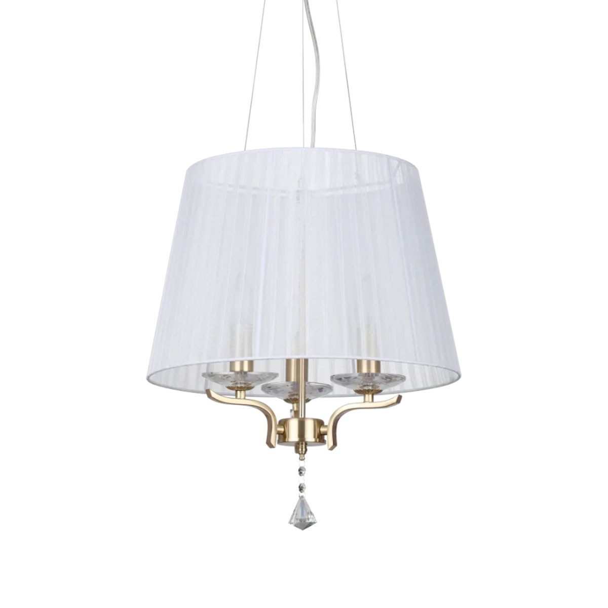 Ideal Lux Kronleuchter Ideal Lux Pegaso SP3 Kronleuchter, Messing, Ø: 40 cm, LED wechselbar, Hängelampe E14