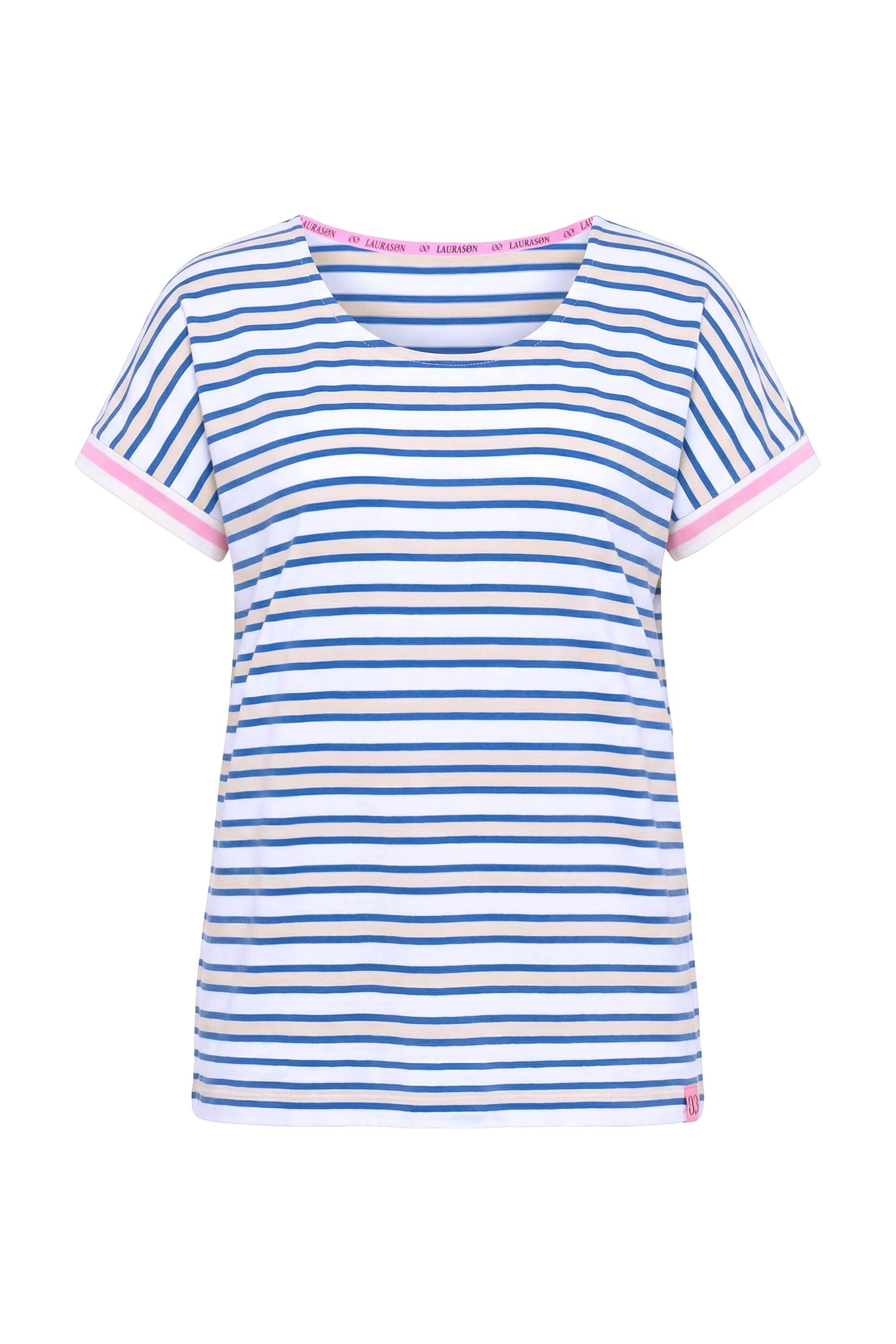 T-Shirt Ringelshirt Rundhals 1/2 Arm