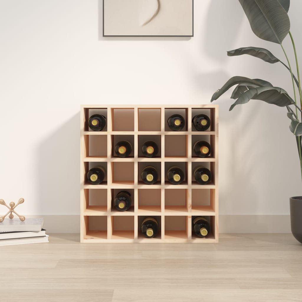 vidaXL Barschrank Weinregal 56x25x56 cm Massivholz günstig online kaufen