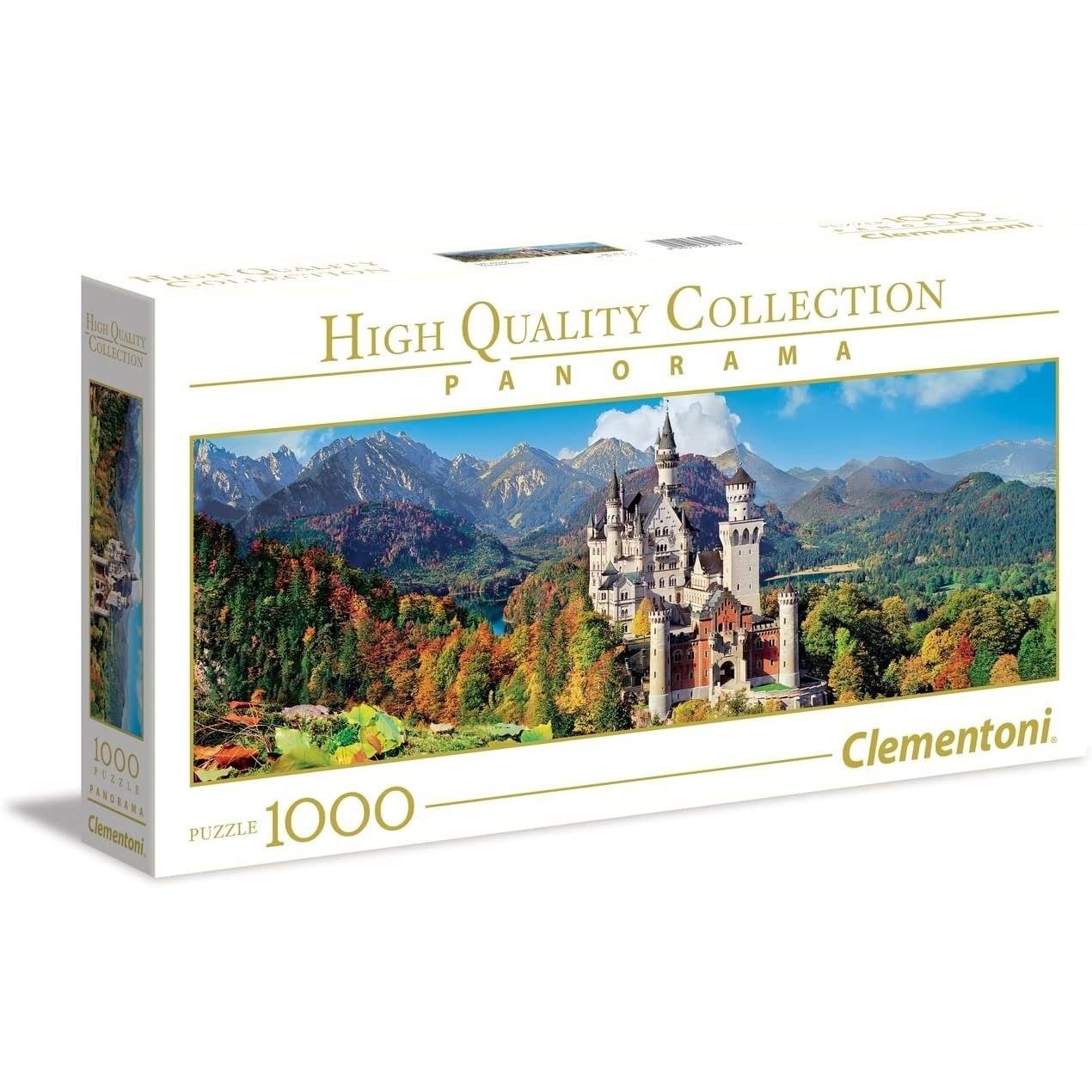 Clementoni® Puzzle Clementoni - Neuschwanstein Panorama, 1000 Teile, 1000 Puzzleteile | Puzzle