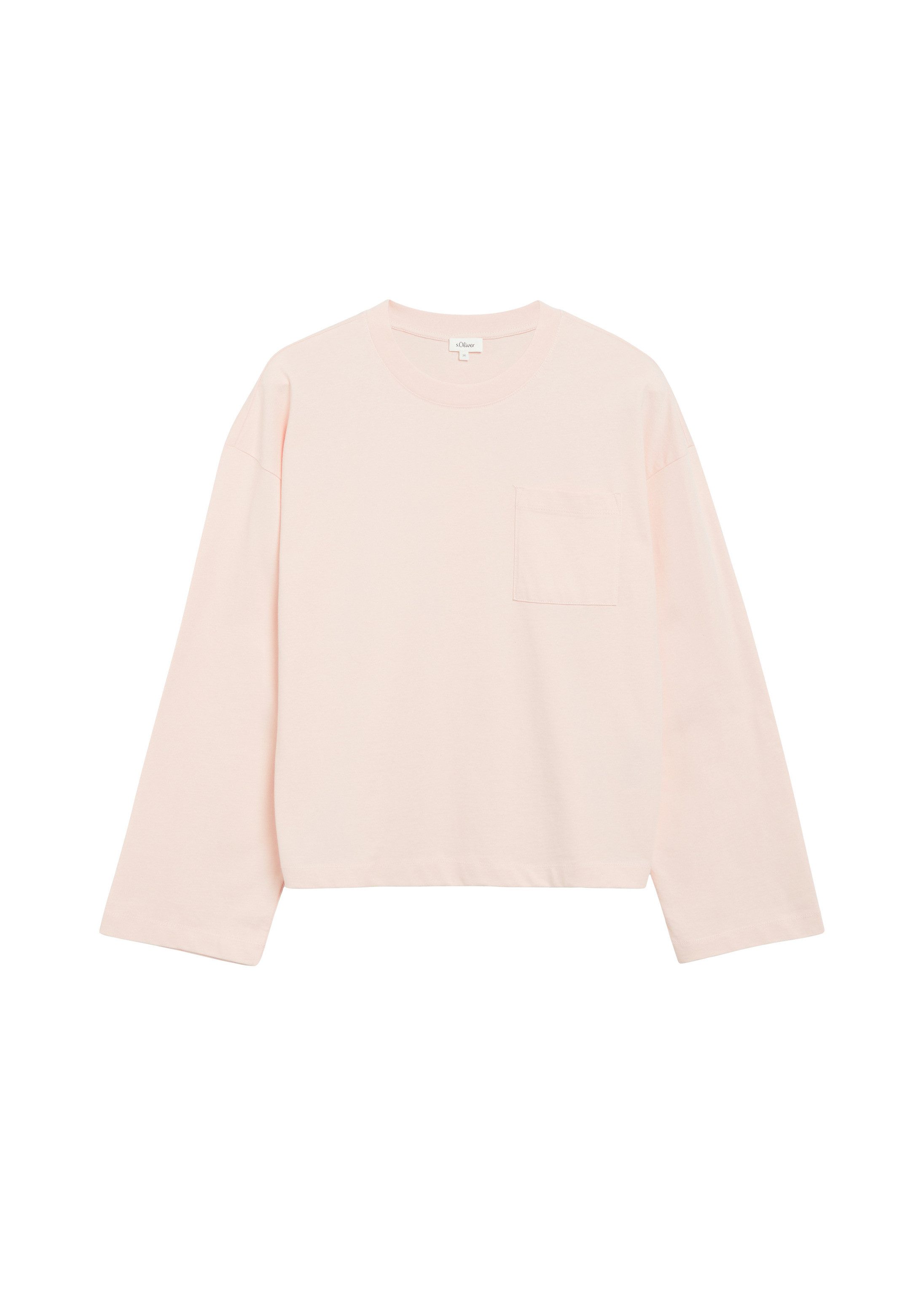 s.Oliver Langarmshirt T-Shirt T-Shirt mit weitem Arm – Bild 2 von 5