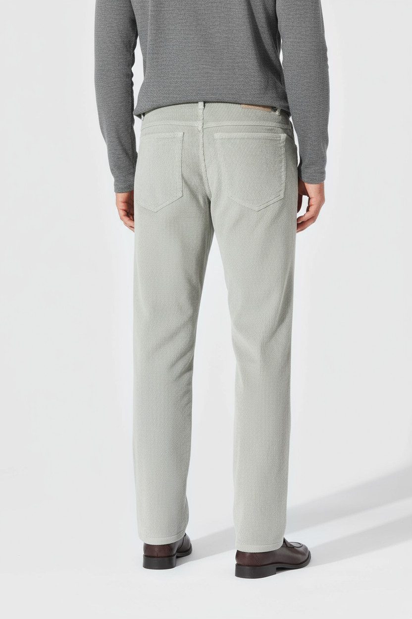 Hiltl Cordhose Dean - Casual Corduroy, Regular-Fit, Baumwolle-hellgrau-38/3 günstig online kaufen
