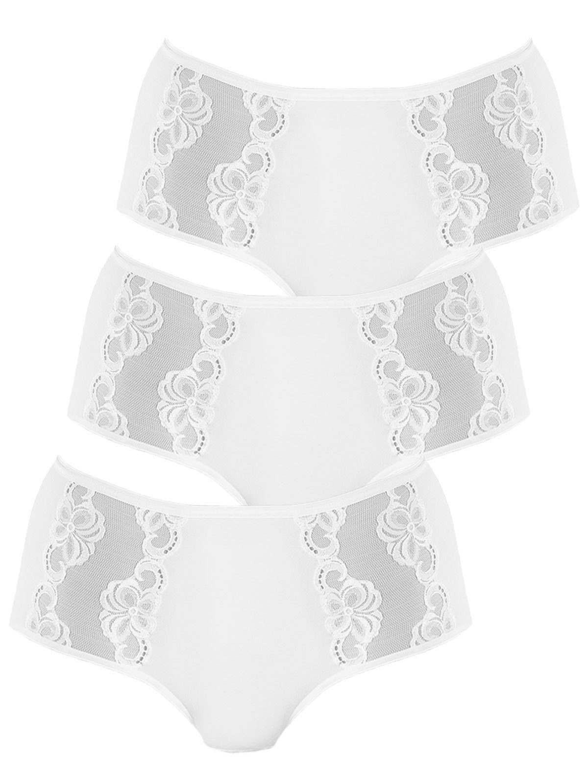 Taillenslip 3er Pack Damen Taillenslip Slipboutique