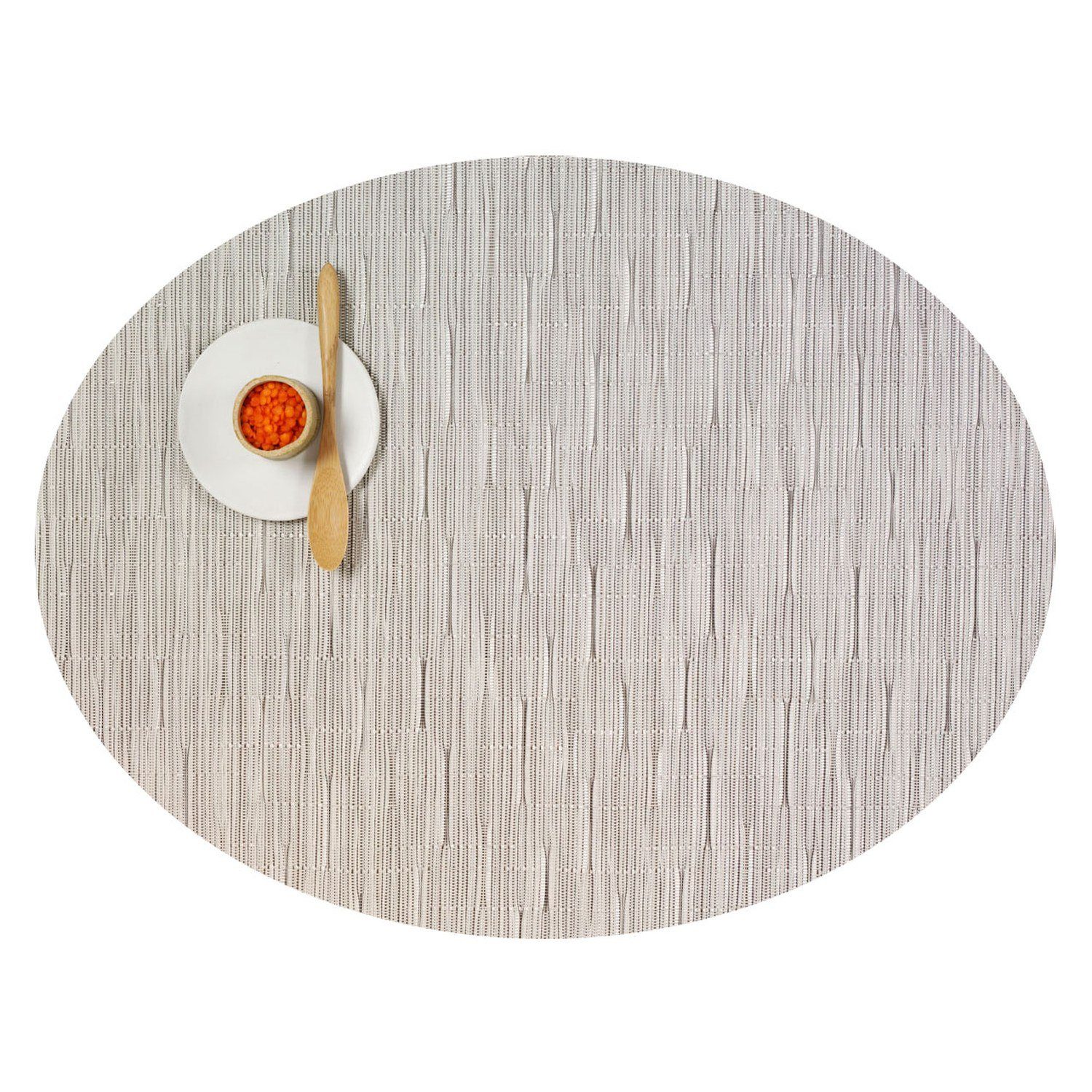 Chilewich Platzset Bamboo Oval Chalk, (1-St) günstig online kaufen