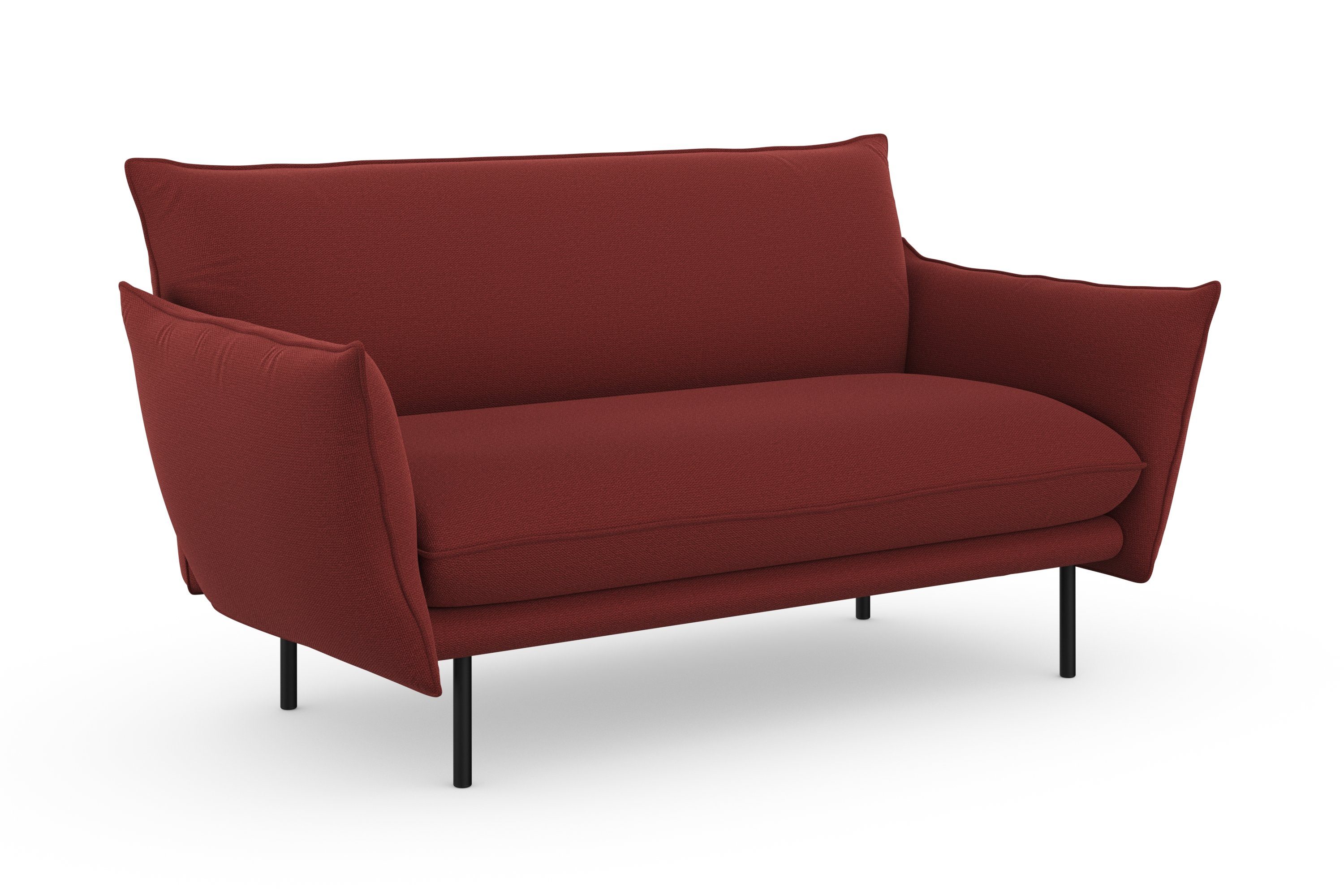 OTTO home 2-Sitzer Stine, Besonderes Design durch Kissenoptik und Keder