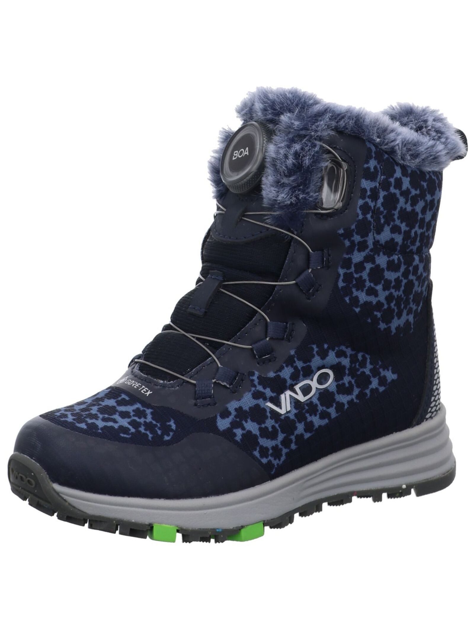 Stiefelette Lederimitat/Mesh Stiefelette
