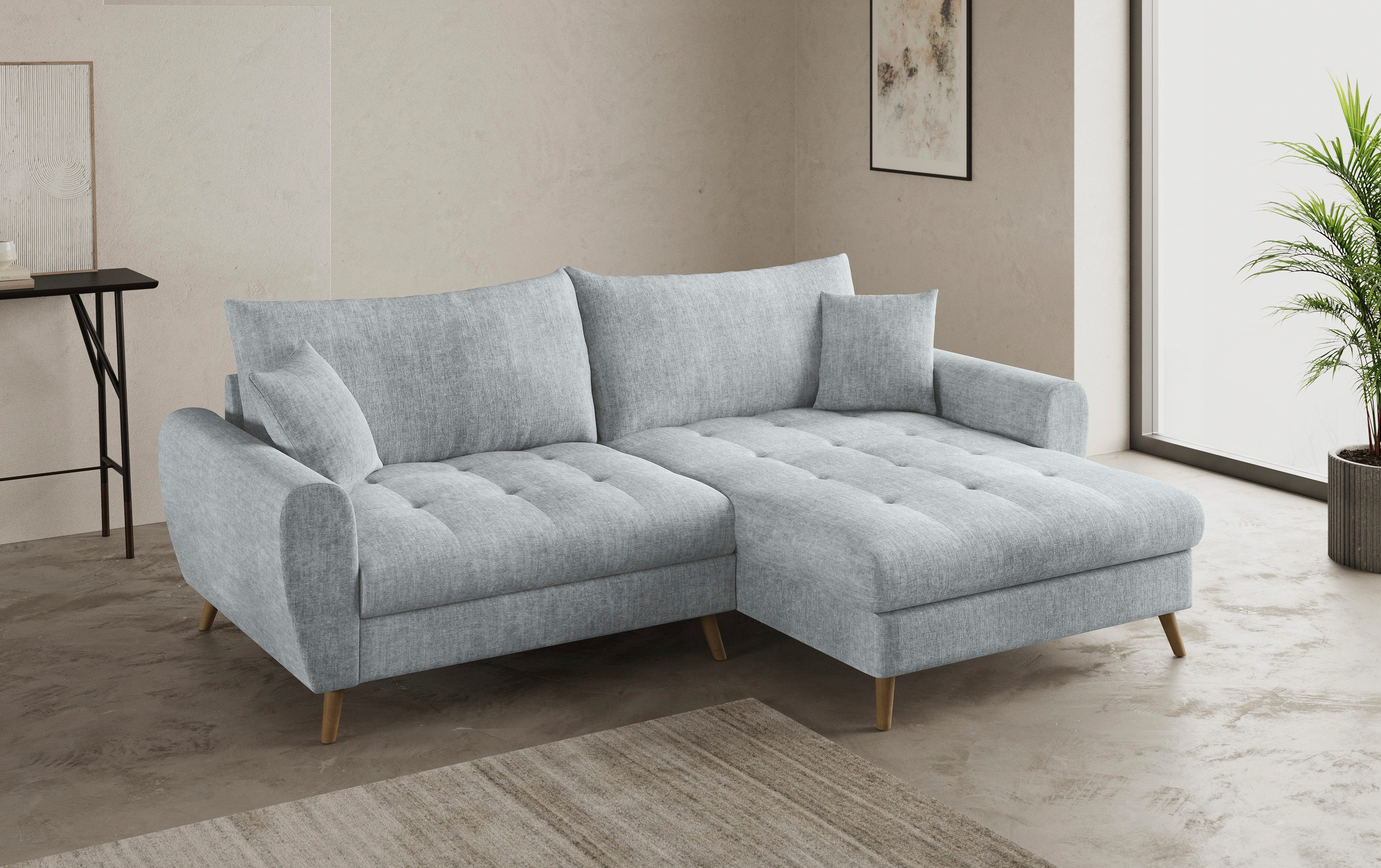 Mr. Couch Ecksofa "Blackburn II L-Form", Wahlweise mit Kaltschaumpolsterung günstig online kaufen