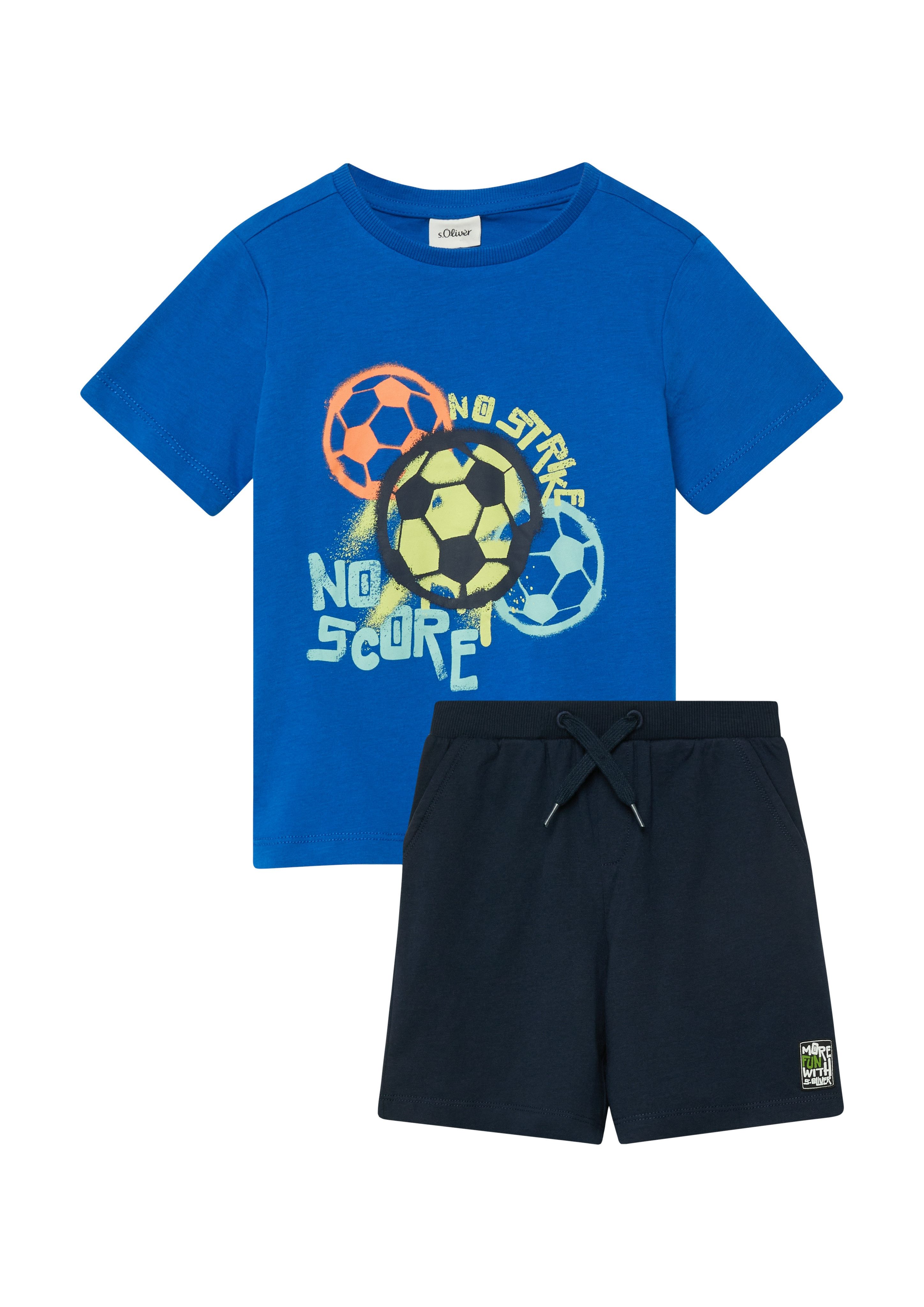 s.Oliver Junior Shirt & Shorts (Set, 2-tlg)