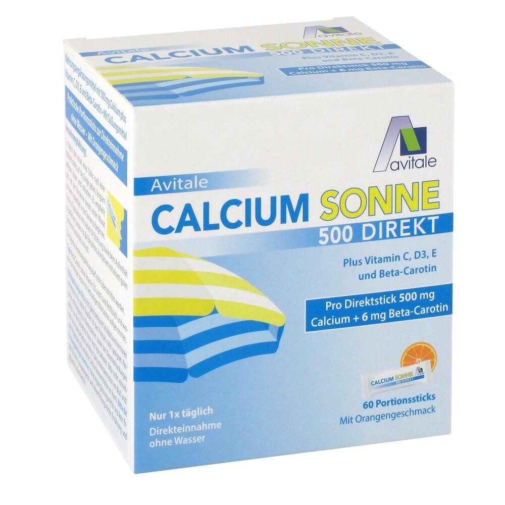 Avitale GmbH CALCIUM SONNE 500 Direkt Portionssticks Sticks, 60 St.