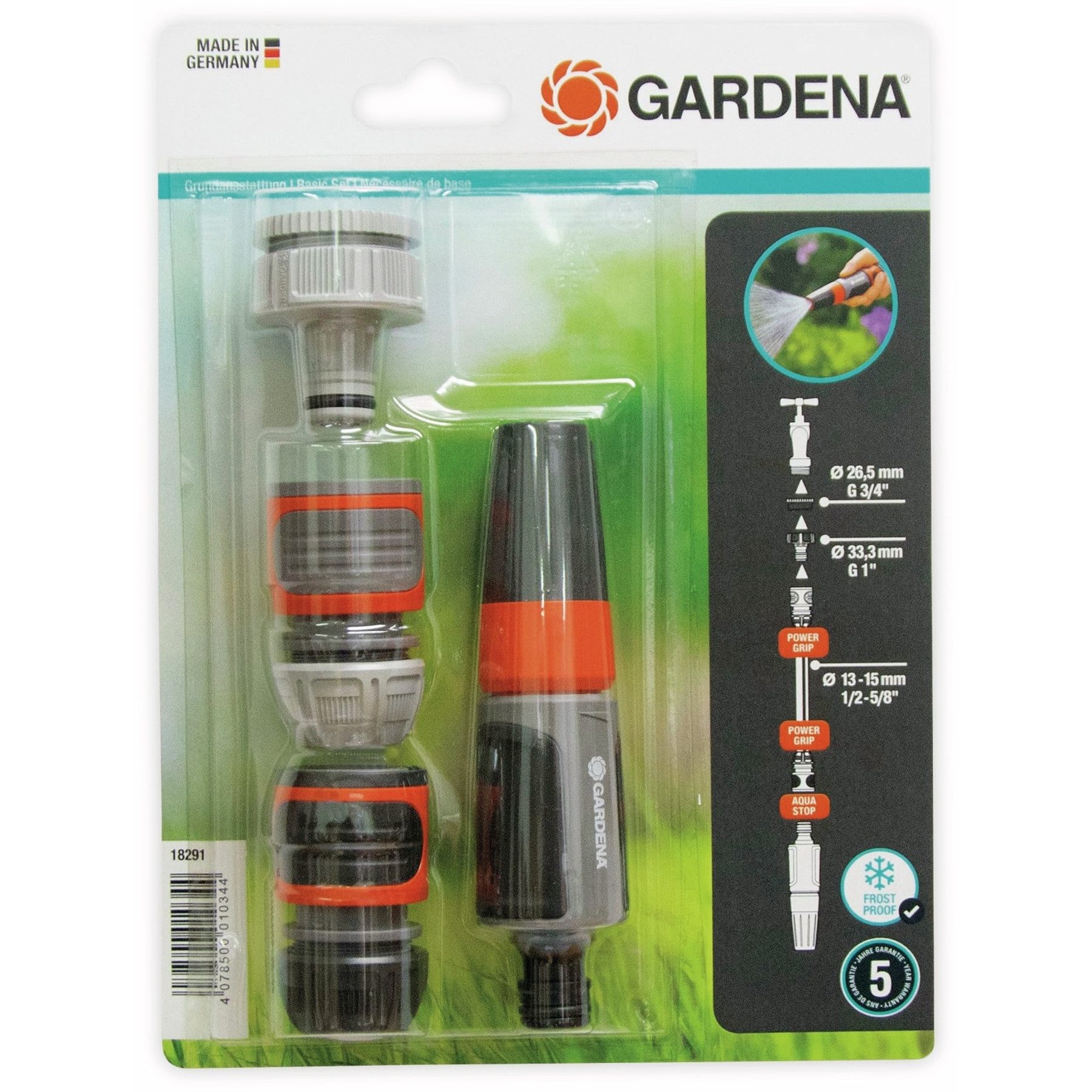 GARDENA Bewässerungssystem GARDENA Gartensprüher-Set 18291-20, 5-teilig