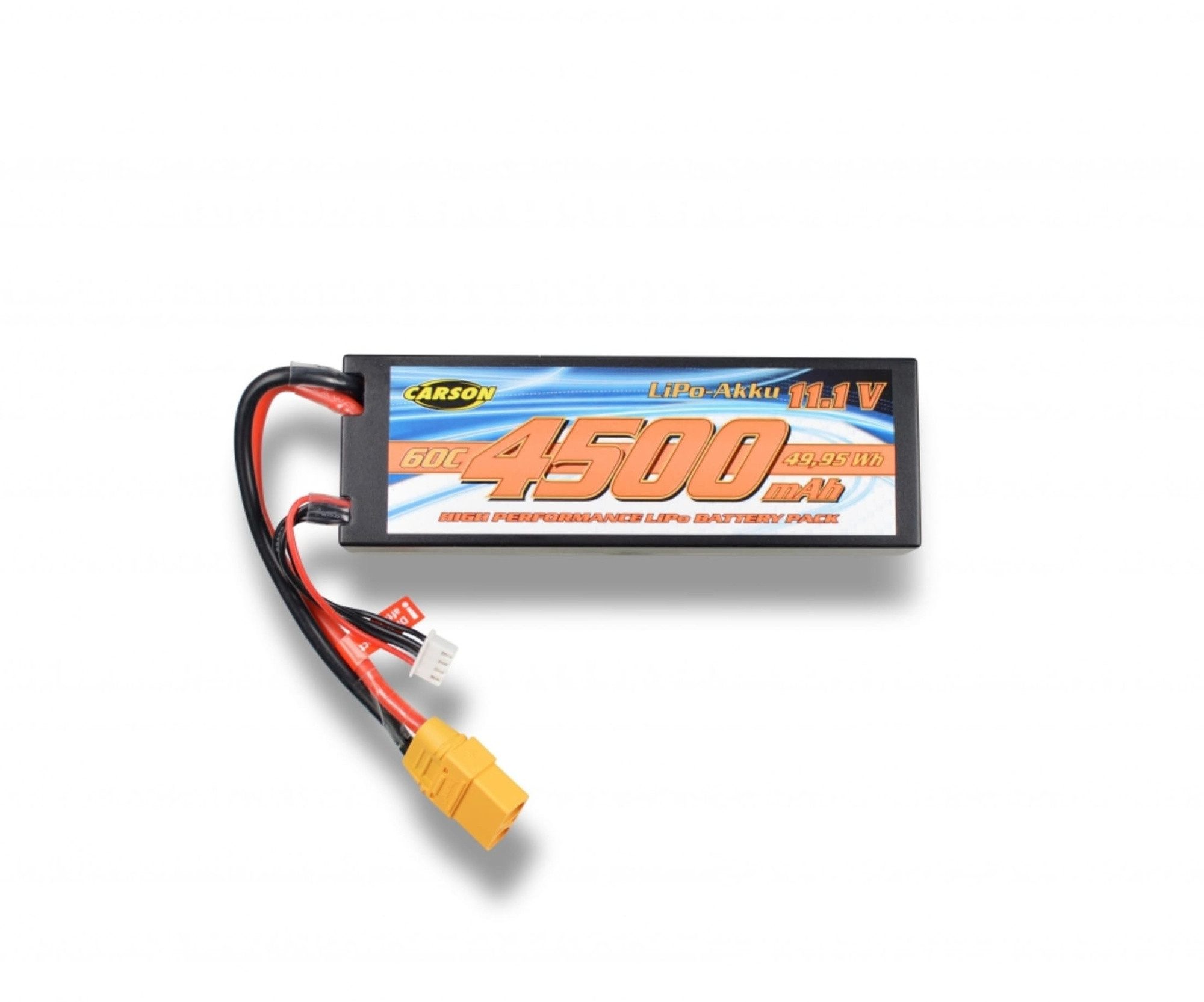 Carson Lipo Akku 11,1V 3S 4500mAh 60C XT90 RC-Ladegerät