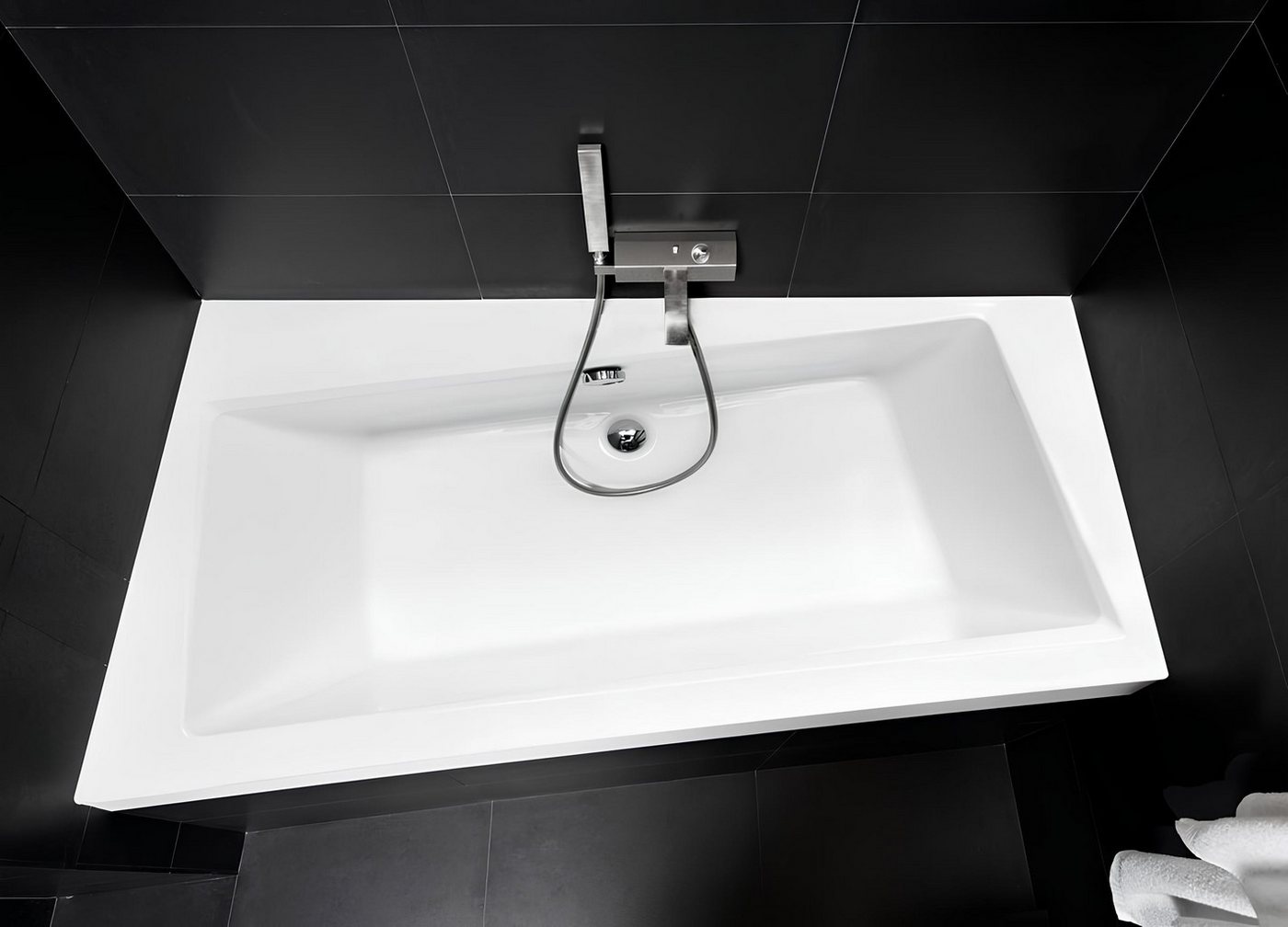 Thumbnail - Xlmoebel Badewanne Freistehende Eckbadewanne aus Acryl - Luxuriöse Badewanne "Exclusive", Hergestellt in Europa