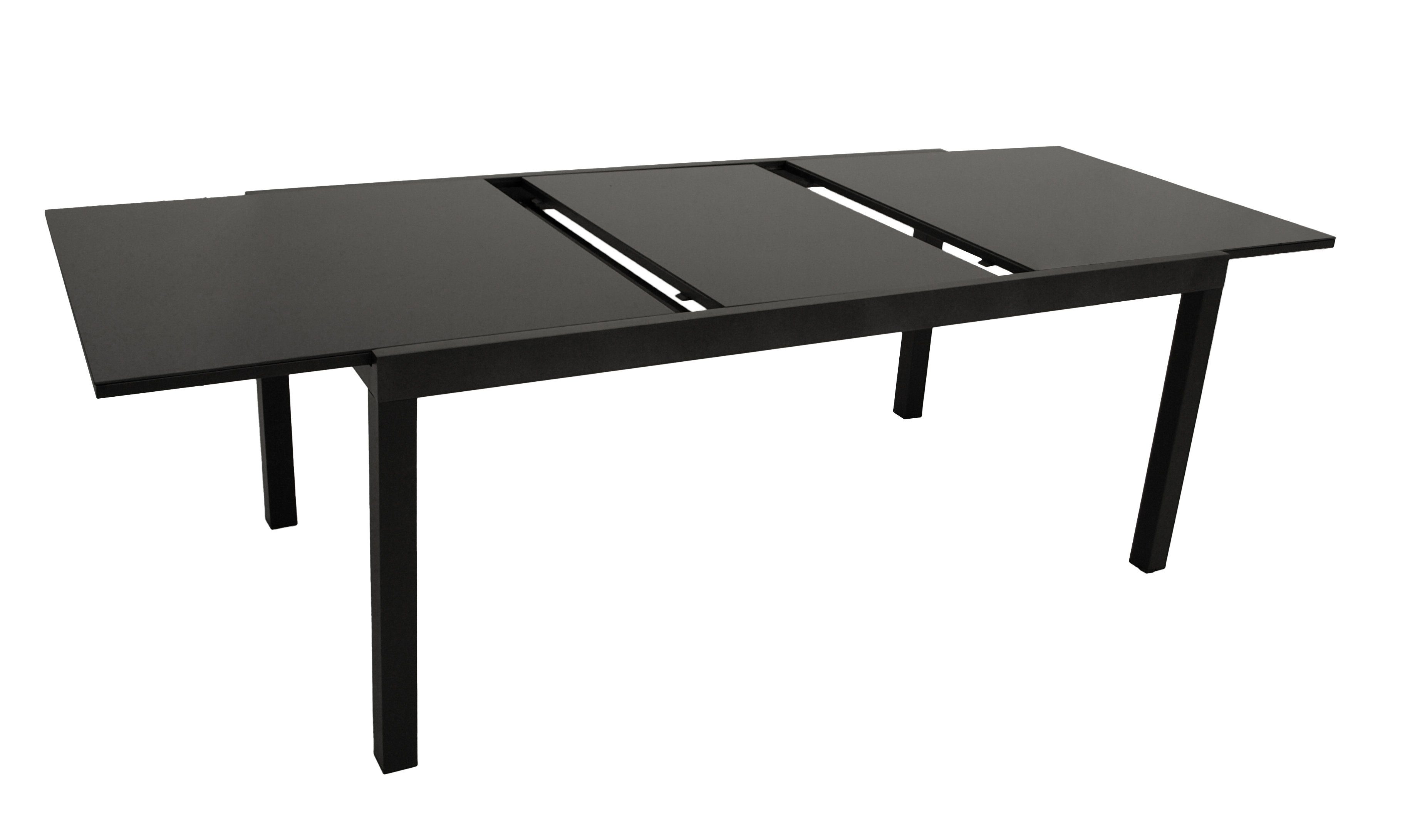 DEGAMO Gartentisch ELBA, ausziehbar 180/240x100cm, Alu günstig online kaufen