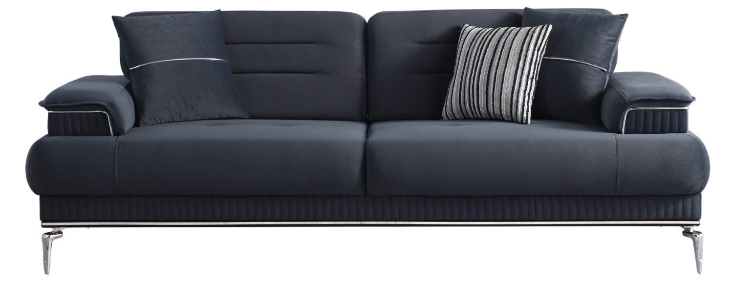 Villa Мебель Sofa Toledo, mit Relax-/Bettfunktion durch umklappbare Rückenlehne