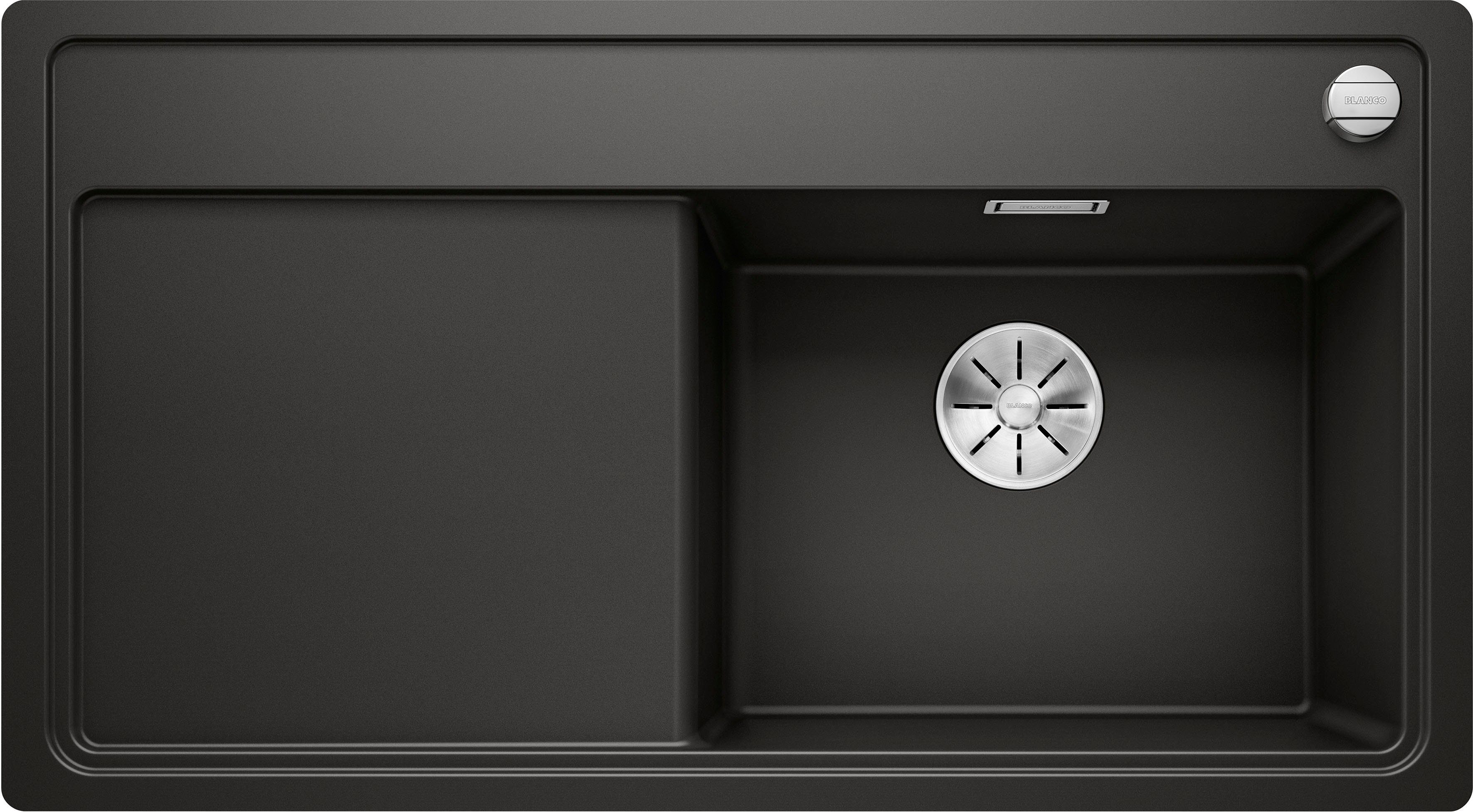 Blanco Küchenspüle ZENAR 5 S-F, rechteckig, 90,25/49,75 cm, (Set), Mit Ablauffernbedienung