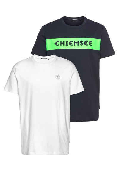 Irish Green CHIEMSEE Herren T-Shirt mit Retro Rückenprint Irish Green CHIEMSEE Herren T-Shirt mit Retro Rückenprint