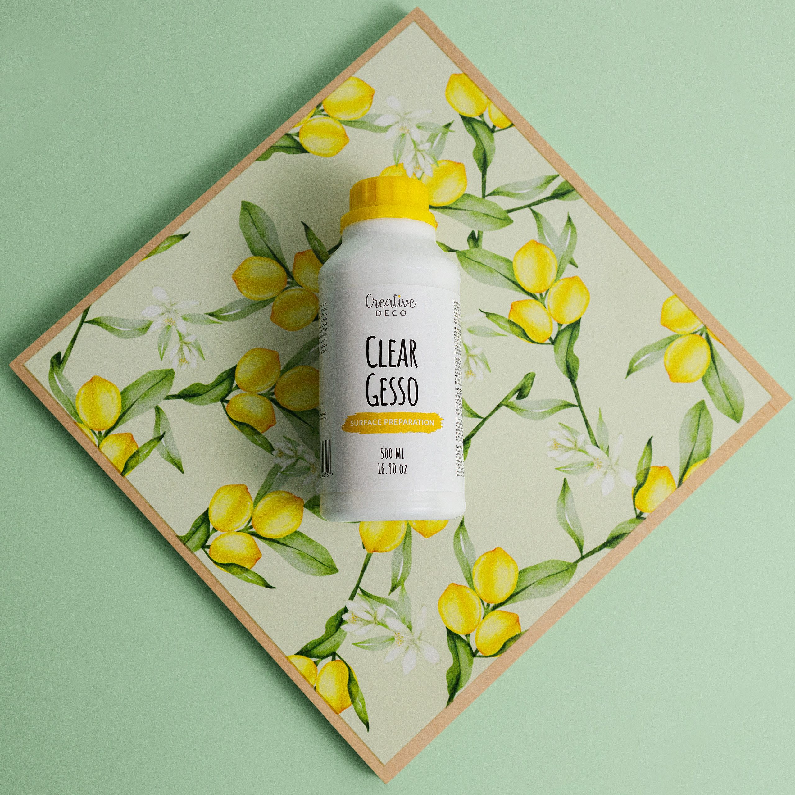 Creative Deco Grundierfarbe Professionell Gesso 1L Perfekte Grundierung für Malerei – Bild 2 von 5