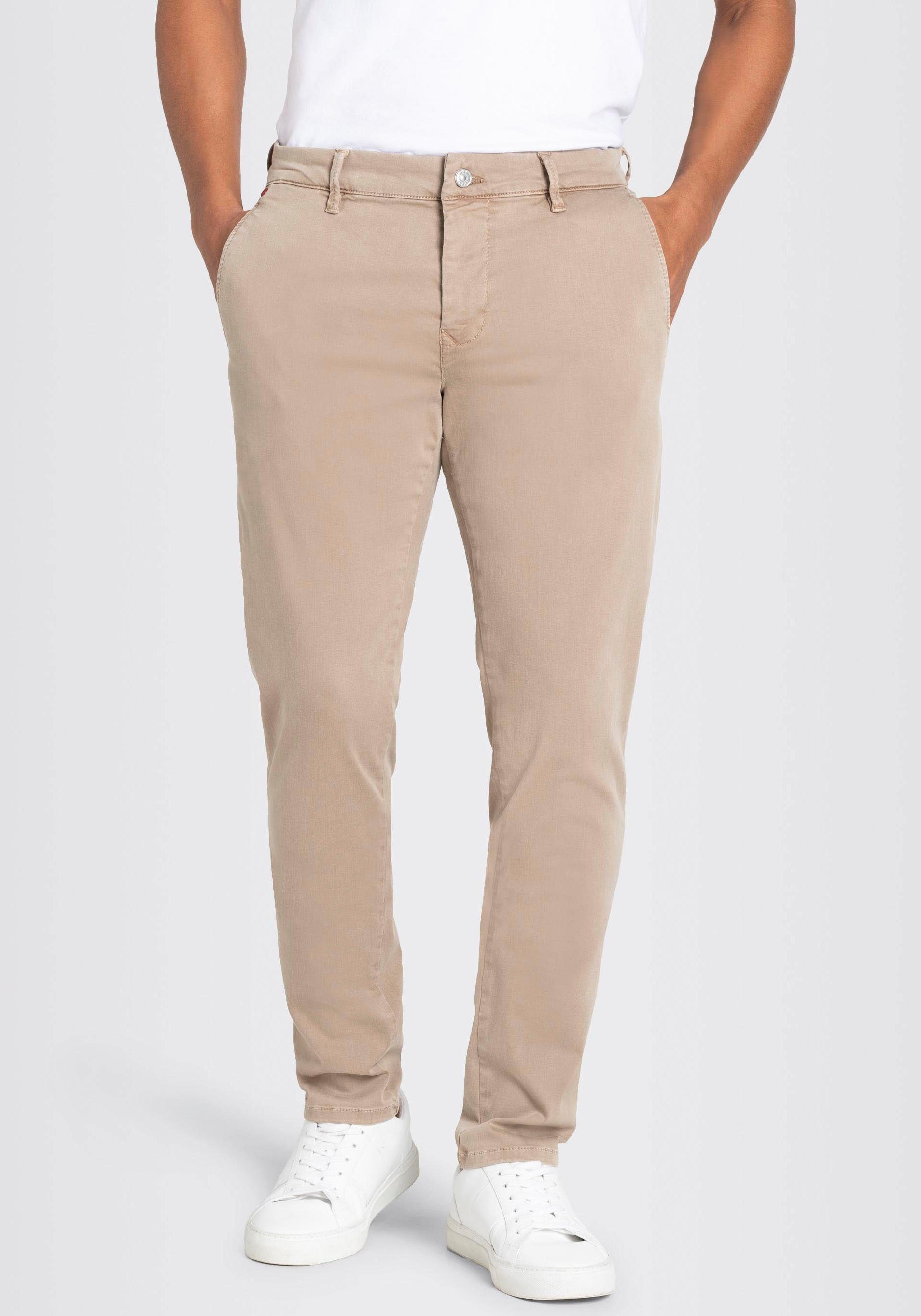 typischen beige Driver MAC den Mit dune Chino-Taschen Chinohose