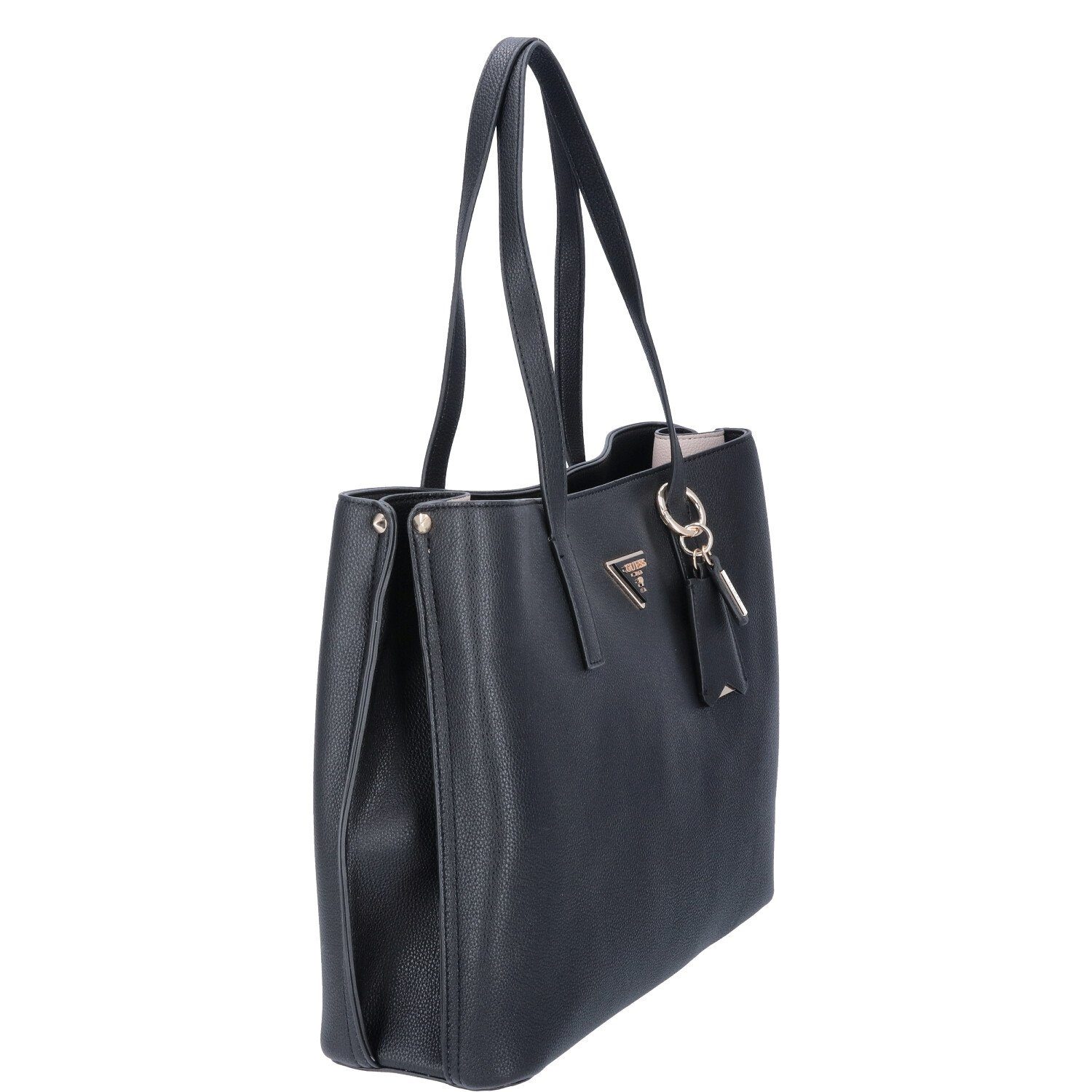Guess Umhängetasche GUESS Damen Shopper Meridian Black (Stück, Stück)