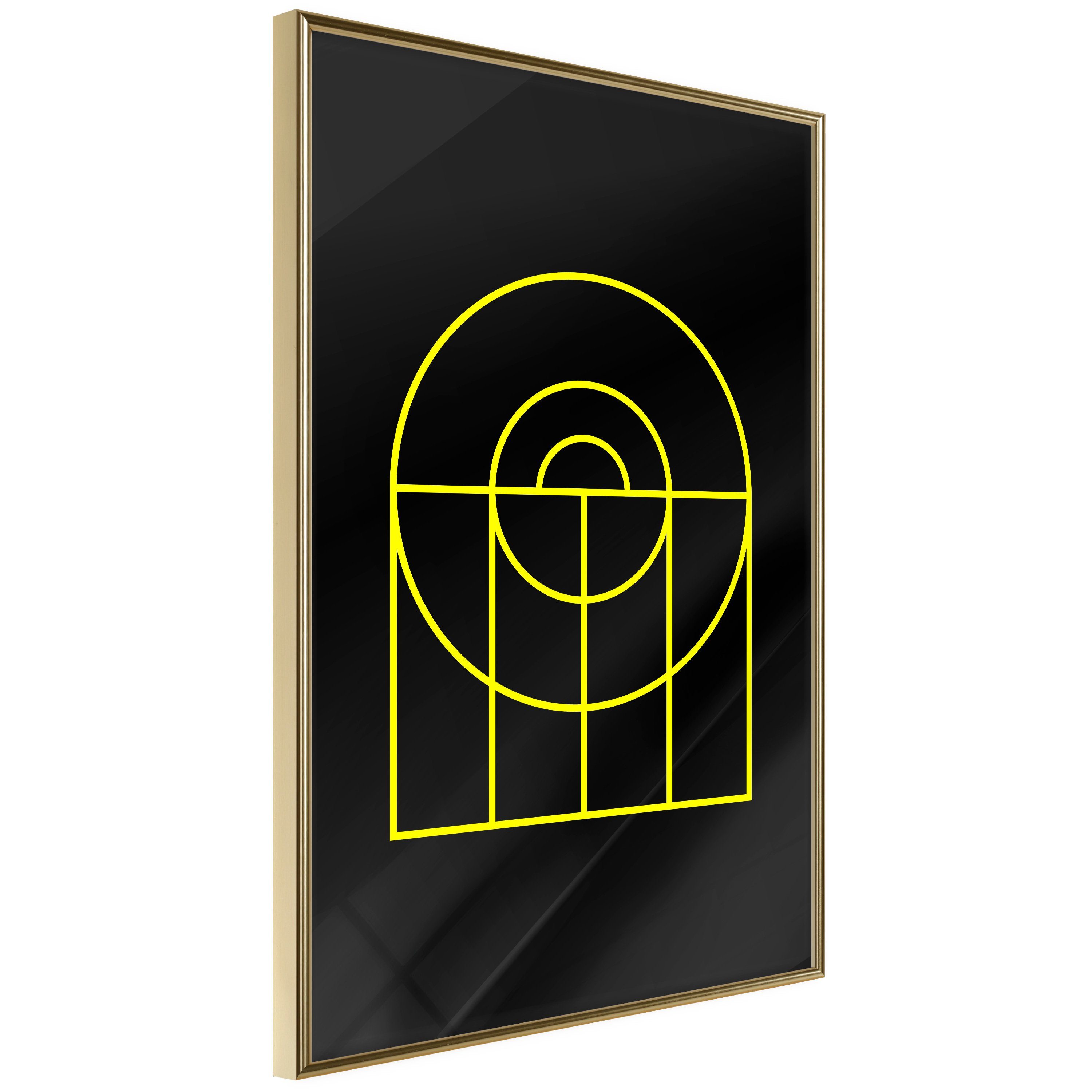 Artgeist Poster Black Geometry