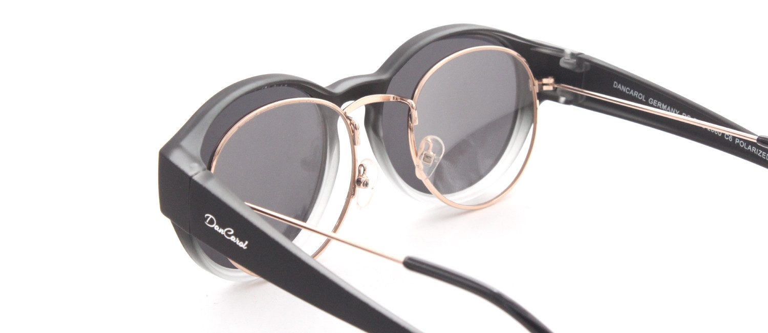 DanCarol Sonnenbrille DC-POL-2060- - mit Polariziert Gläser Die Überbrille, ideal für Brillenträger