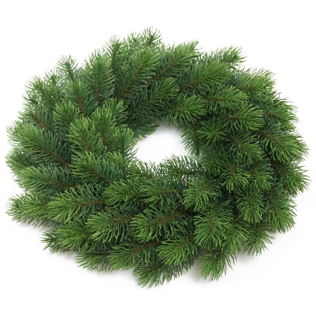Kunstkranz Künstlicher Tannenkranz Ø32-35cm Türkranz Adventskranz günstig online kaufen