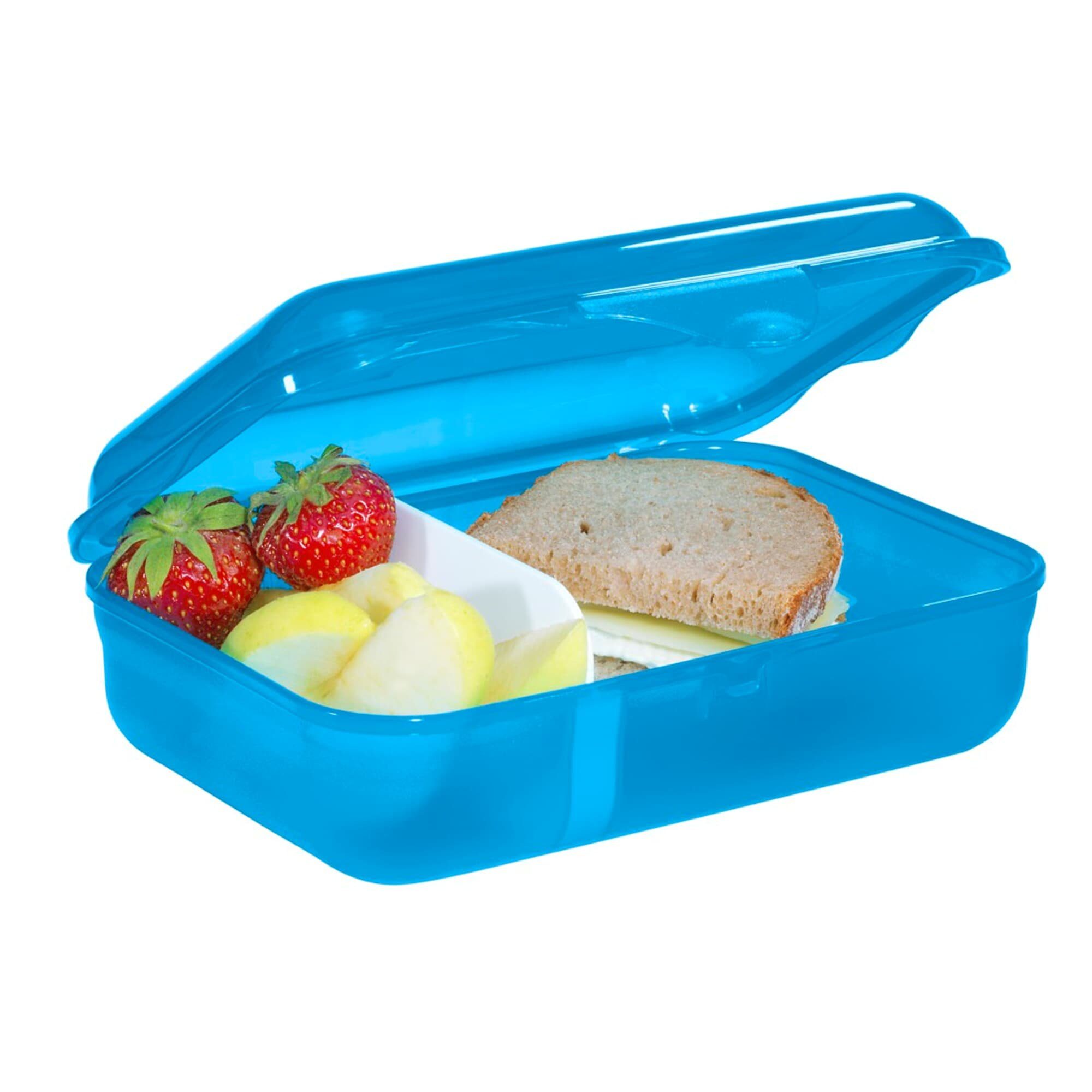 Step by Step Lunchbox mit Klickverschluss, spülmaschinengeeignet, Kunststoff, BPA-frei, (1-tlg) Dolphin Pippa, Blau