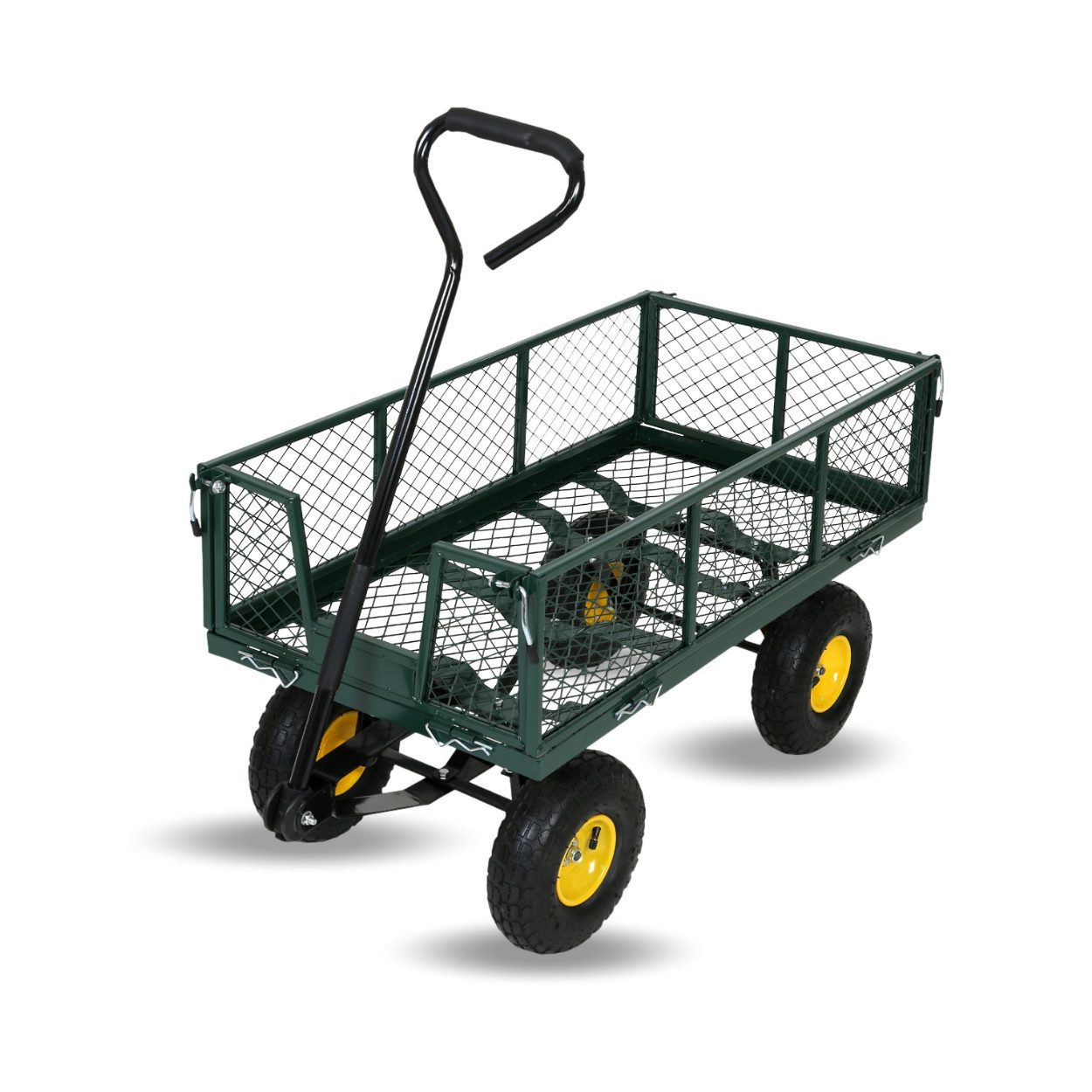 Frosal Transportwagen Phil - Gartenwagen & Transportkarre klappbar, grün