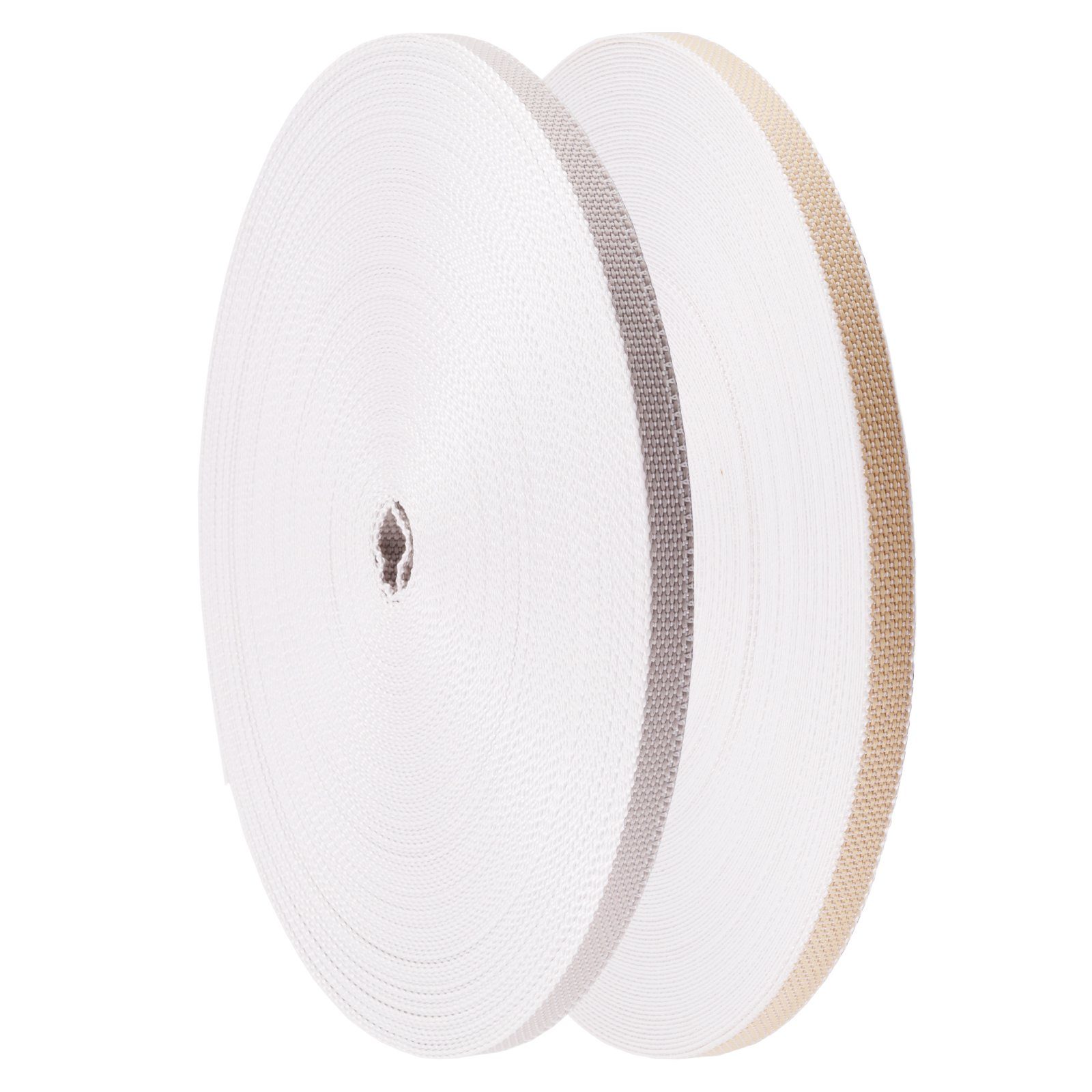 mm Beige Rollladengurt und 50m, (1-tlg), Jalousie Farbe: Nobily Rollladengurt Rollladen Gurtband Grau á und 14/15 für