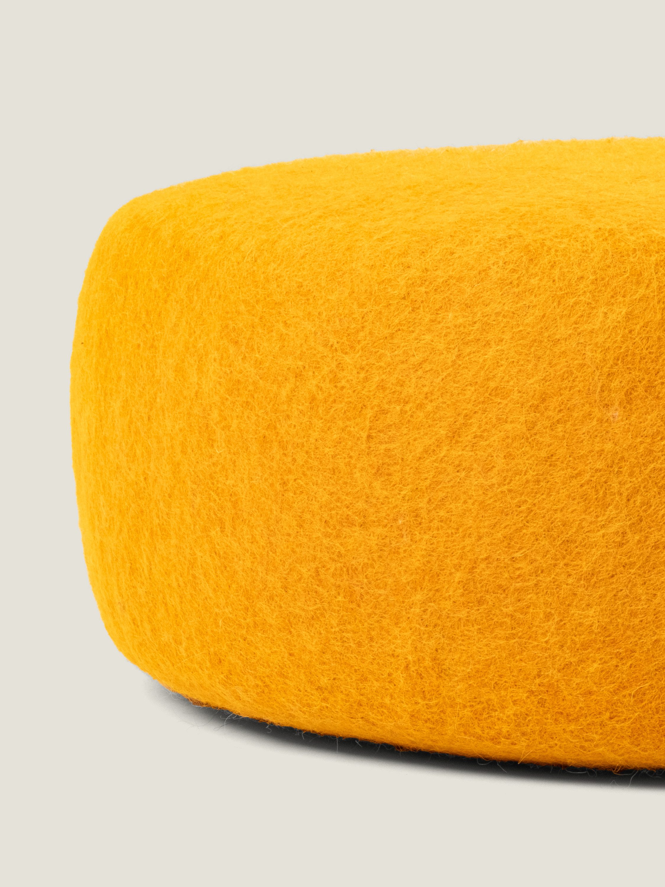 myfelt Pouf Ockergelb Filz Colour Pouf, günstig online kaufen