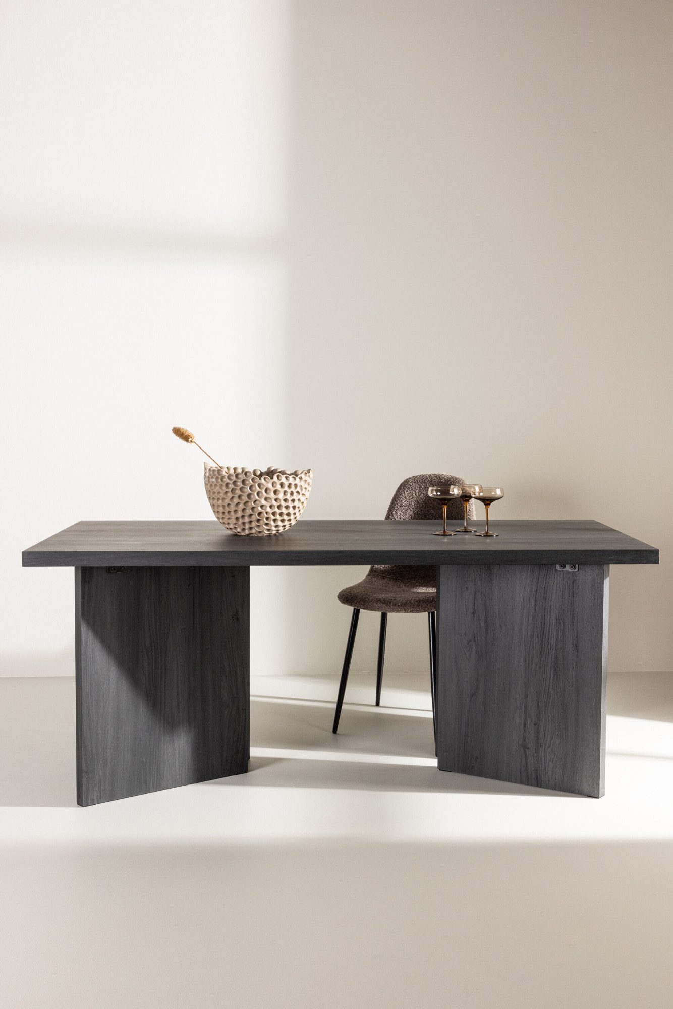 Venture Home Esstisch Bassholmen, rechteckiger Esstisch, 180 × 90 cm, Esszimmertisch, MDF, rechteckig, einheitlich, einladend, robust
