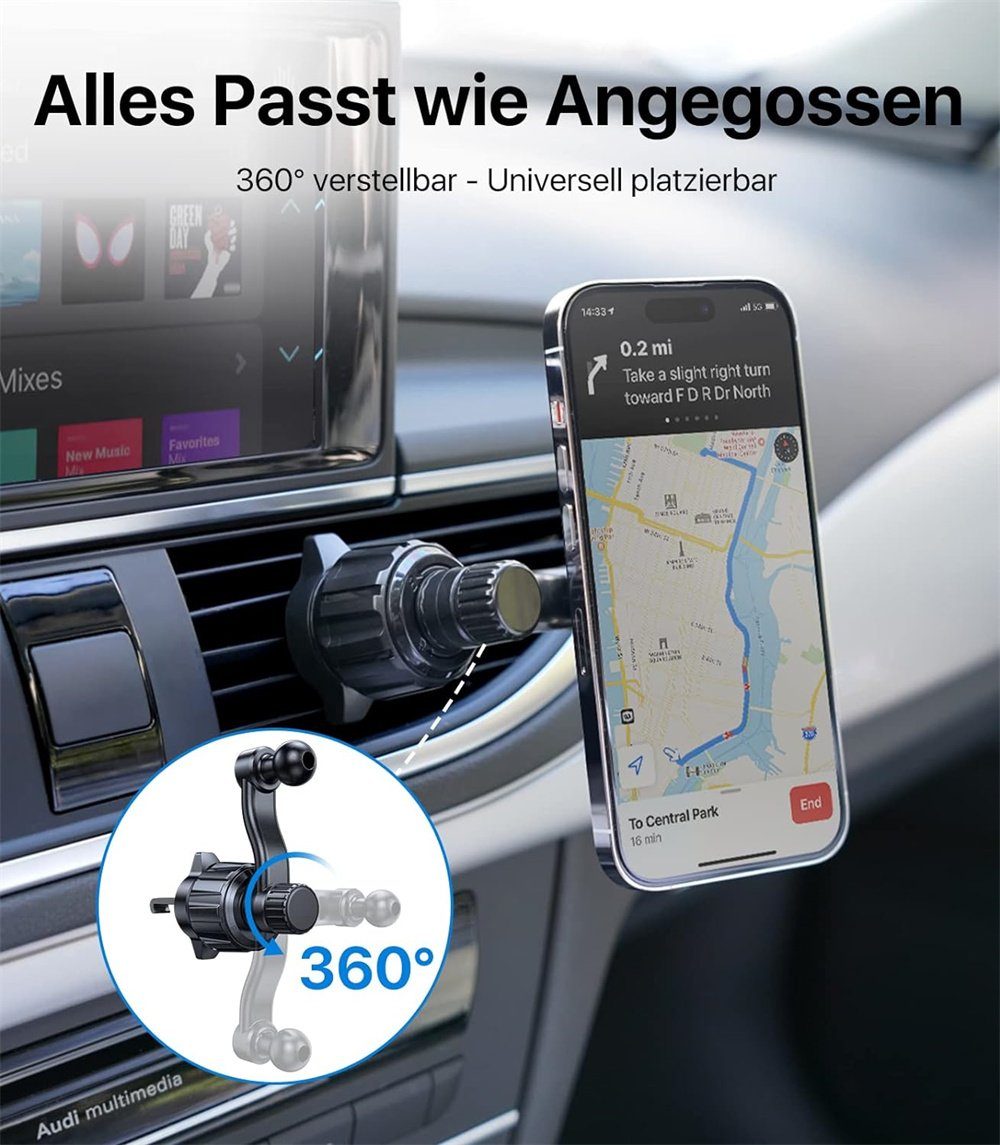 Uniquee Andobil Handyhalterung Auto Kompatibel mit MagSafe Autohalterung  Handy-Halterung