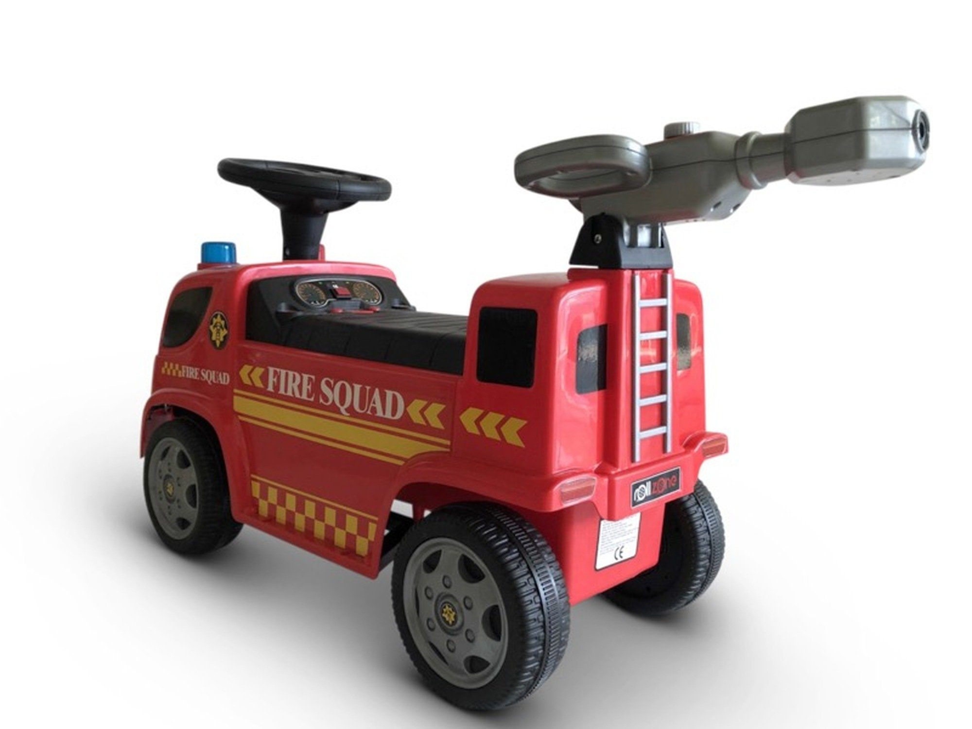 TPFLiving Rutscherauto Kunstledersitz Feuerwehr-Truck - EVA-Gummireifen, Kinder Farbe: bis Belastbarkeit LED, Feuerwehrauto), mit Rutscherauto und - 20 bis (Rutschauto Schiebeauto rot Jahre, kg für Laufwagen - - 3