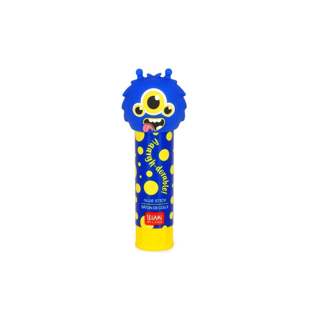 Legami Klebestift Monster - Feelin' Glued, Kleber im Monsterdesign, Wasserbasis