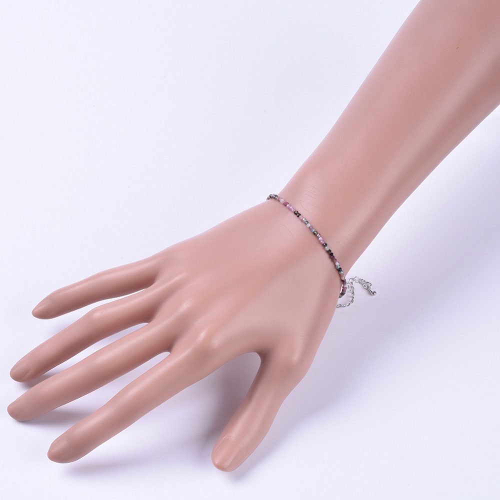 Eden Stone Perlenarmband Tourmalin-Armband Filigranes Design mit Edelsteinen handgefertigt (1-tlg)