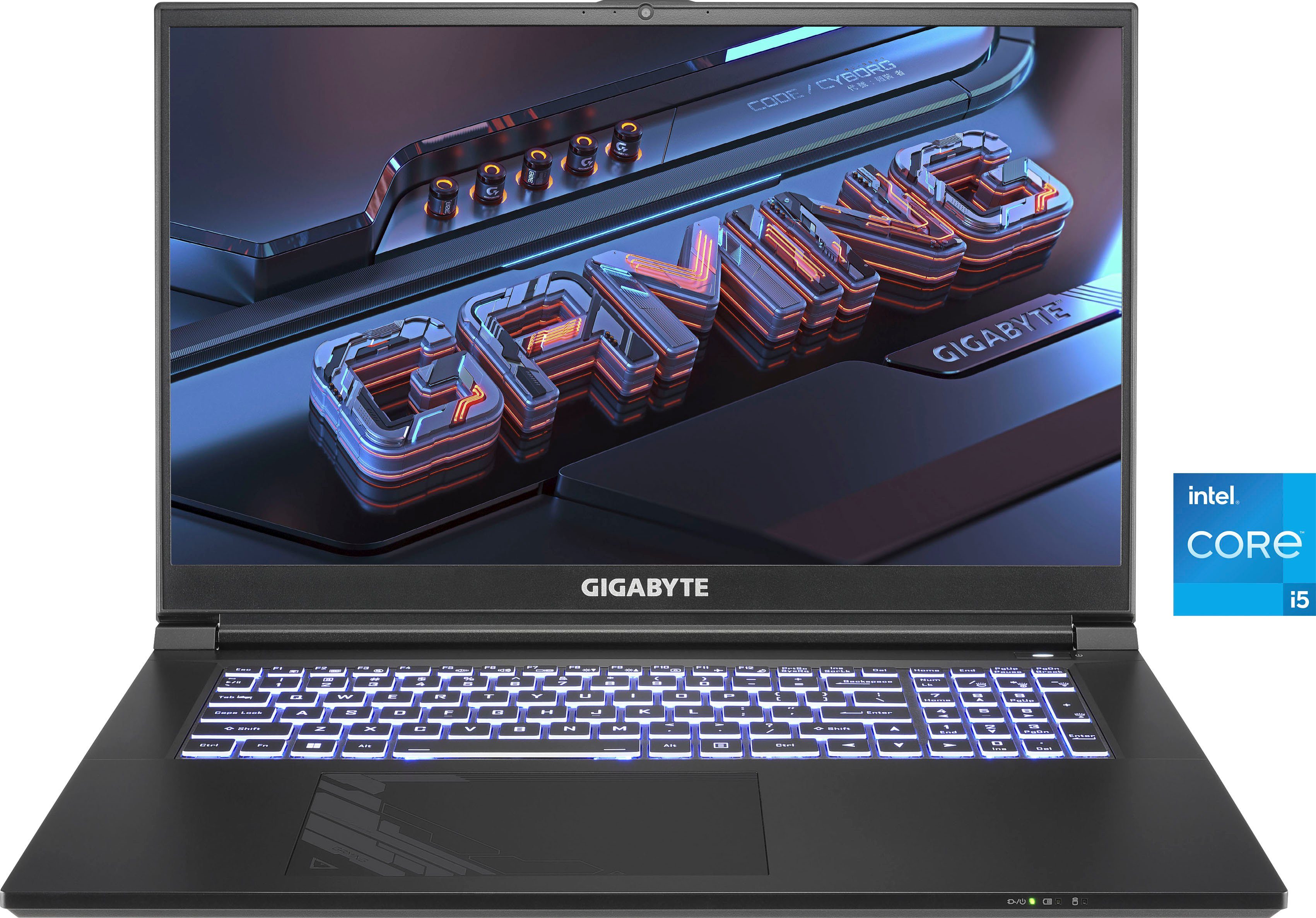 Gigabyte G7 KE-52DE414SD Gaming-Notebook (43,94 cm/17,3 Zoll, Intel Core i5  12500H, GeForce RTX 3060, 1000 GB SSD), 43,94 cm (17,3\