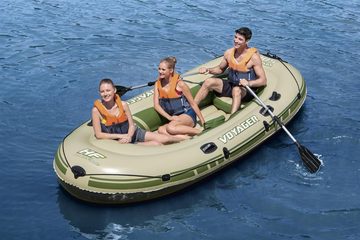 Bestway Schlauchboot Hydro-Force Boot-Set für 3 Personen Voyager 500 348 x 141 x 48 cm, (Set)