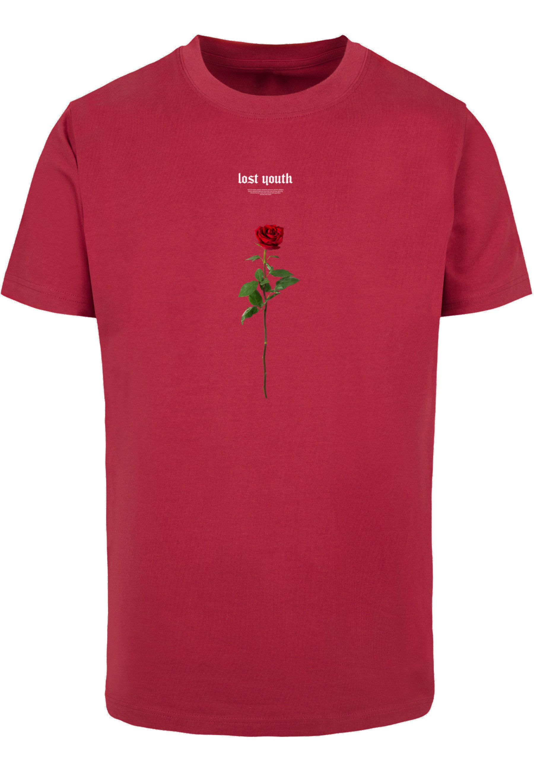 MisterTee Kurzarmshirt MisterTee Herren Lost Youth Rose Tee (1-tlg)
