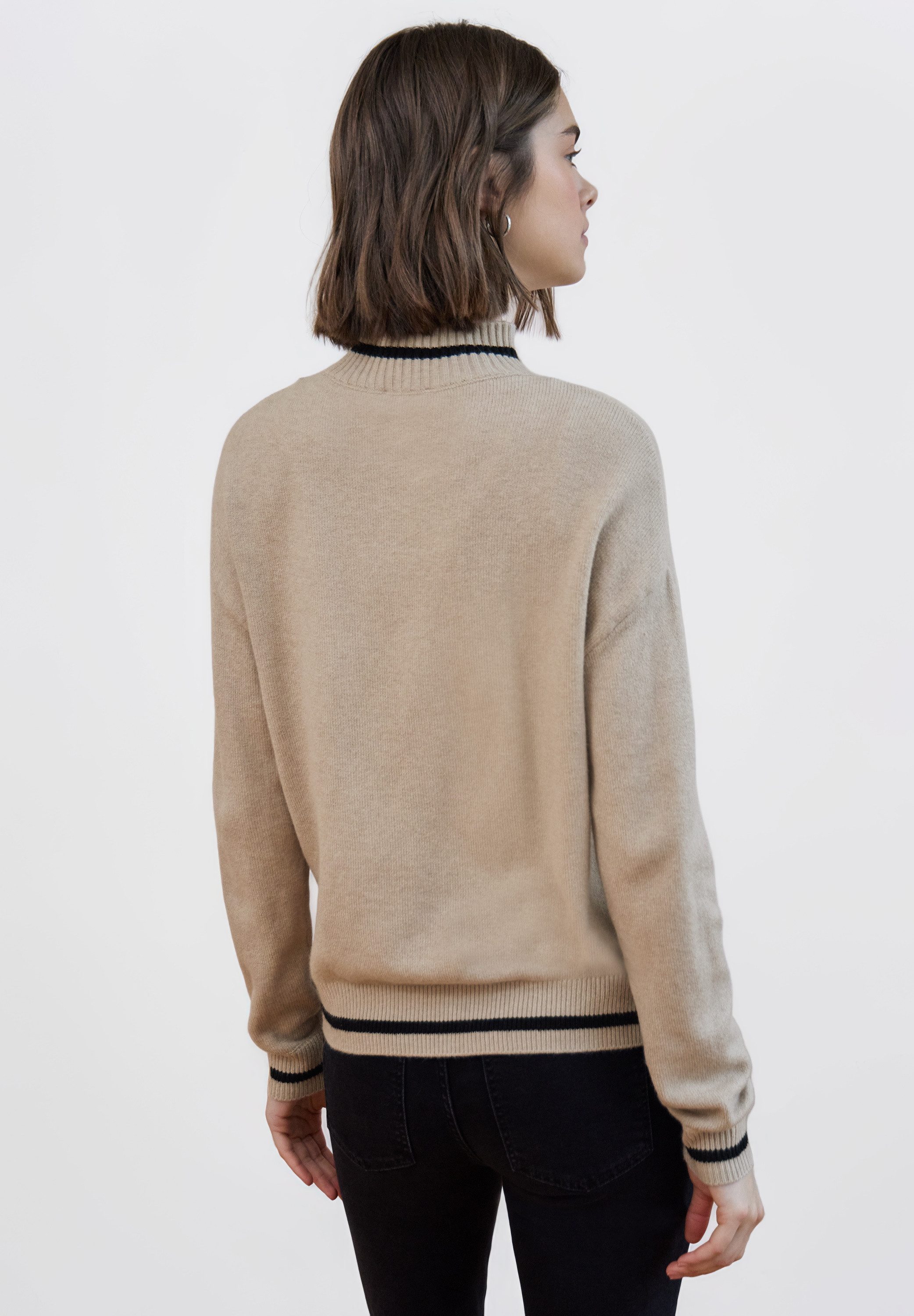 STREET ONE STUDIO Longpullover mit Leomuster günstig online kaufen