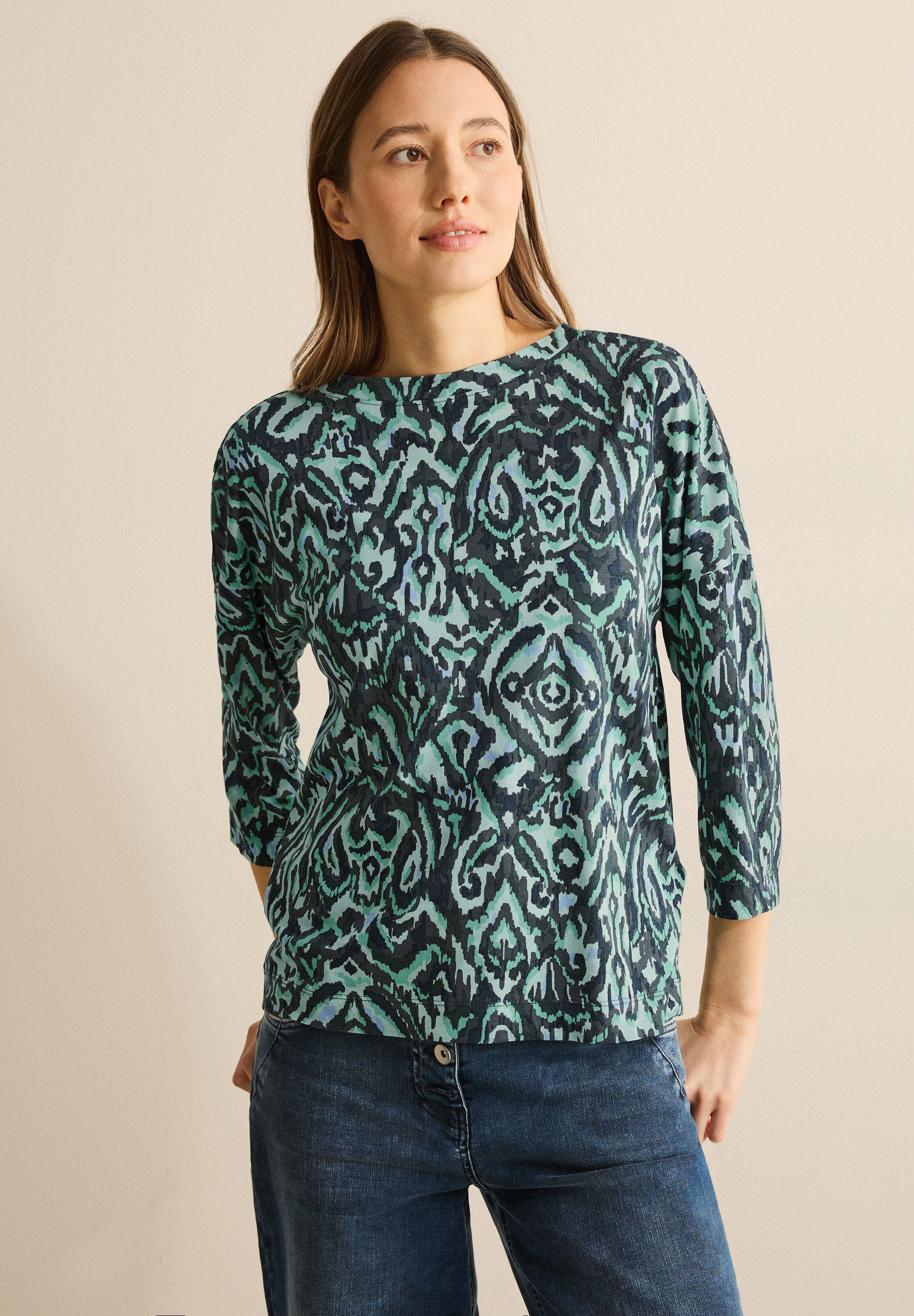 Cecil 3/4-Arm-Shirt, mit 3/4 Ärmeln günstig online kaufen