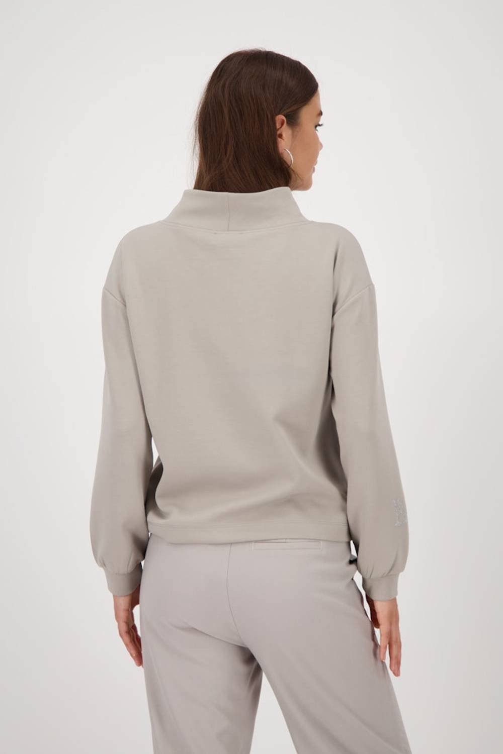 Monari T-Shirt Funkelndes Schmuckdetail als Eyecatcher