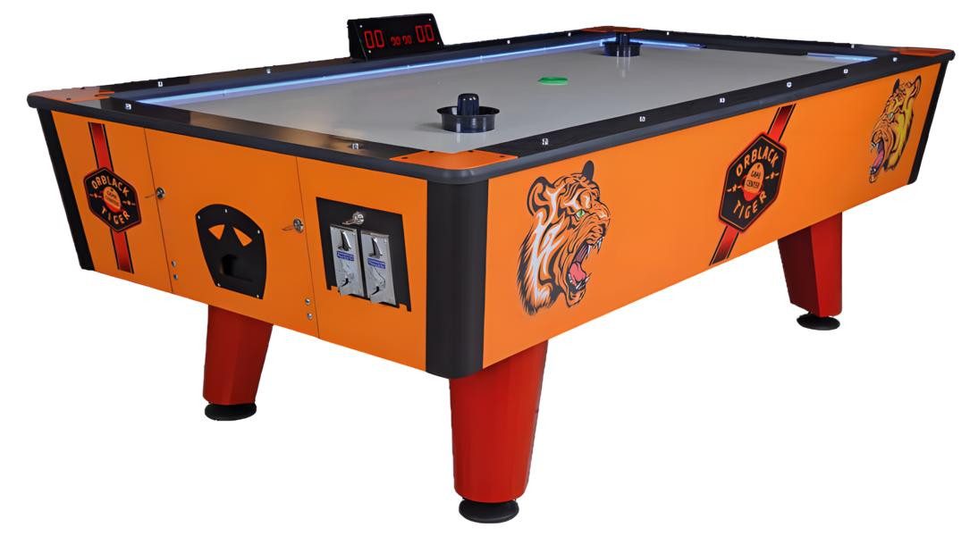 Xlmoebel Gamingtisch Tischhockey Puckspiel aus robustem Material für spannende Duelle (1-St., Gamingtisch), Hergestellt in Europa