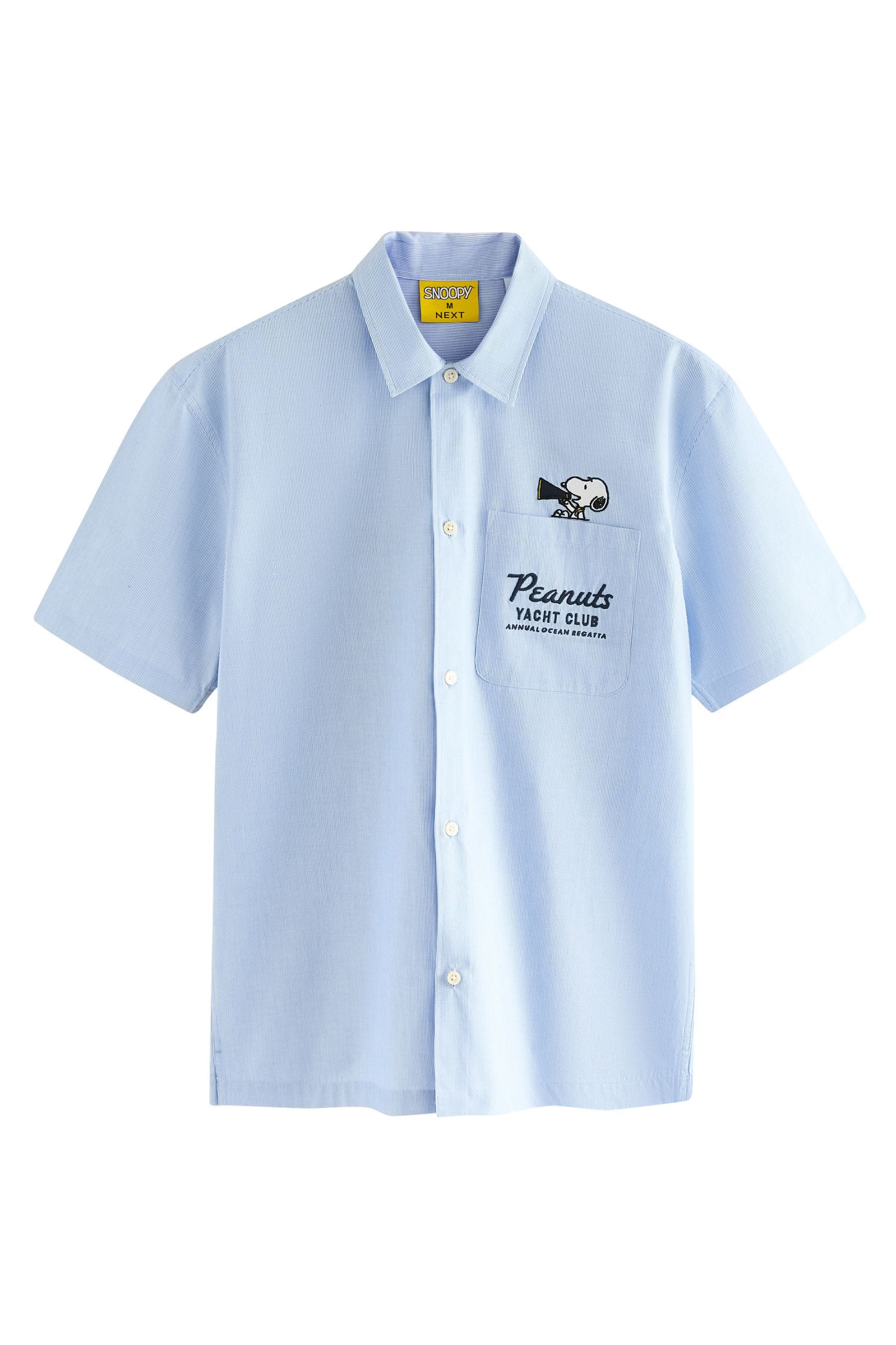 Next Kurzarmhemd Kurzärmeliges Hemd mit Snoopy-Print günstig online kaufen