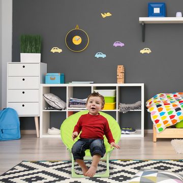 relaxdays Kinderklappstuhl Moonchair Kinder klappbar, Monster