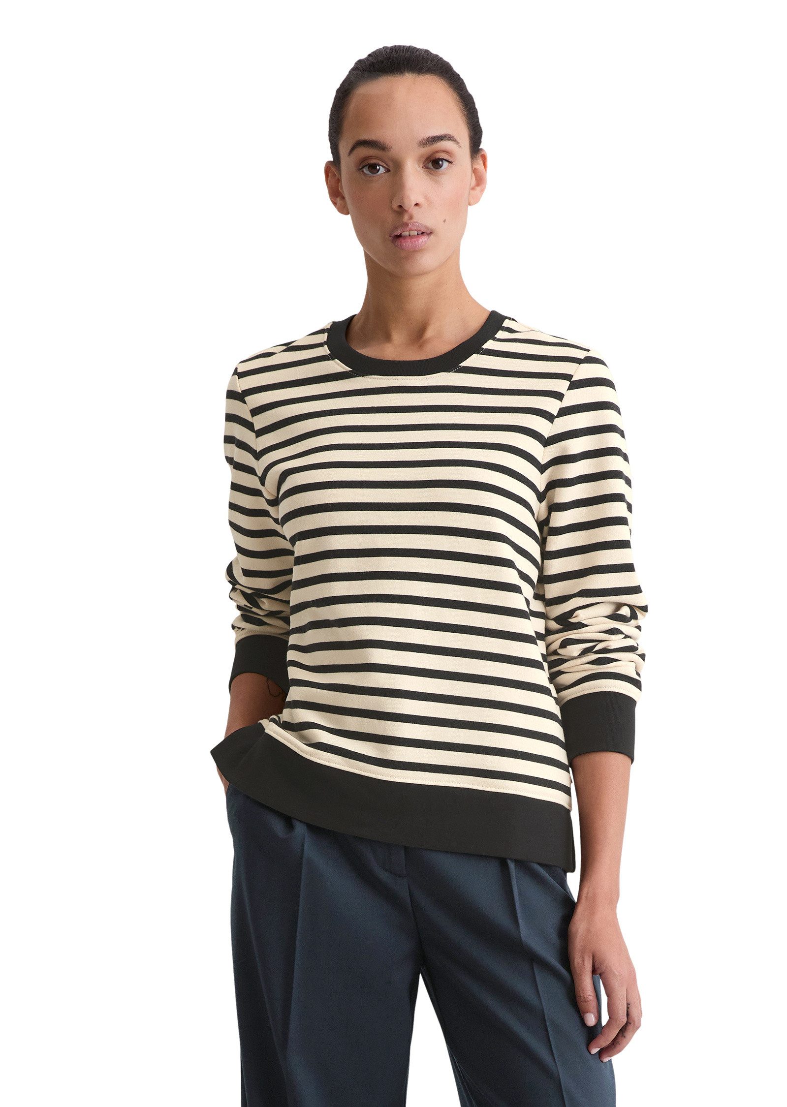 Marc O'Polo Sweatshirt aus Organic Cotton günstig online kaufen